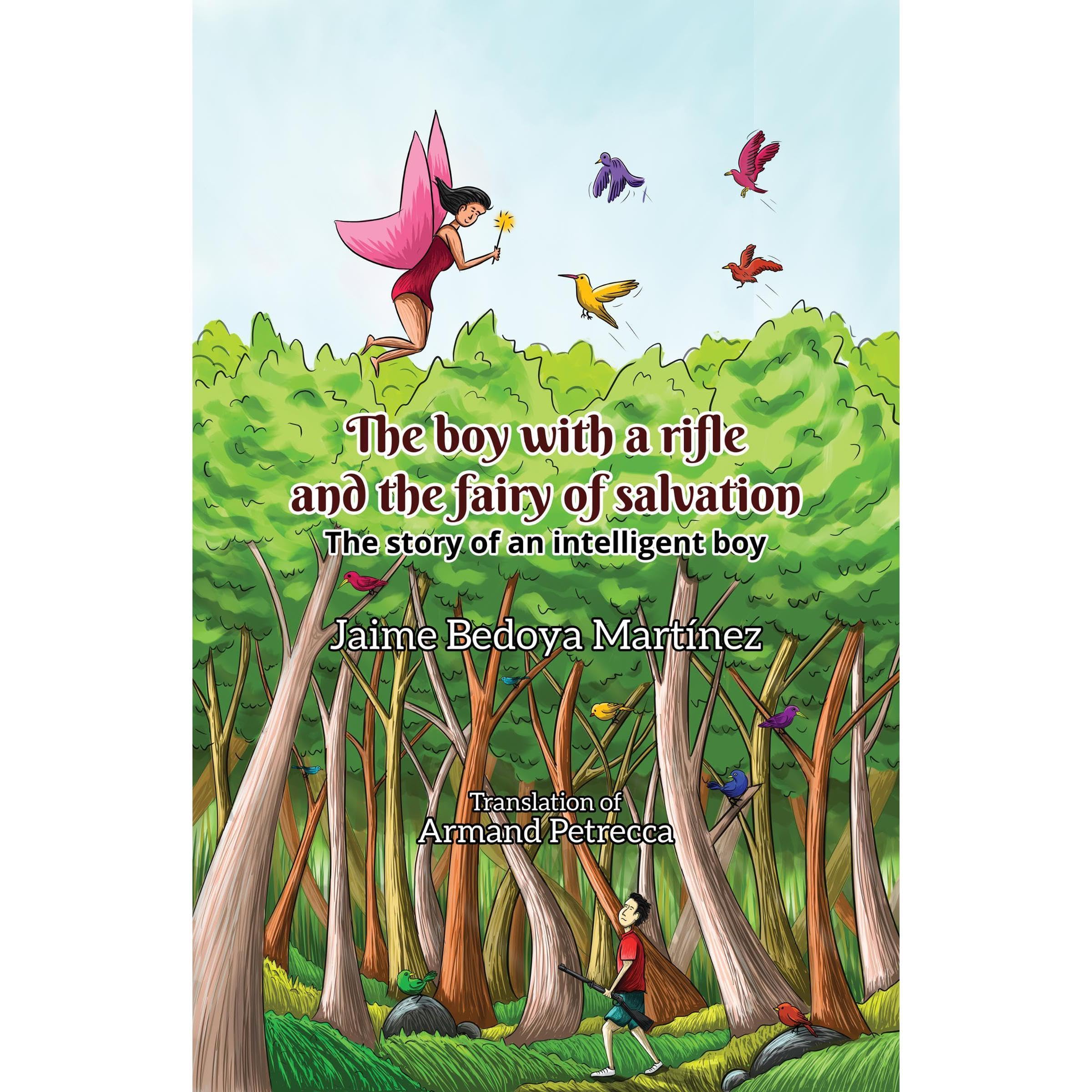The boy with a rifle and the fairy of salvation