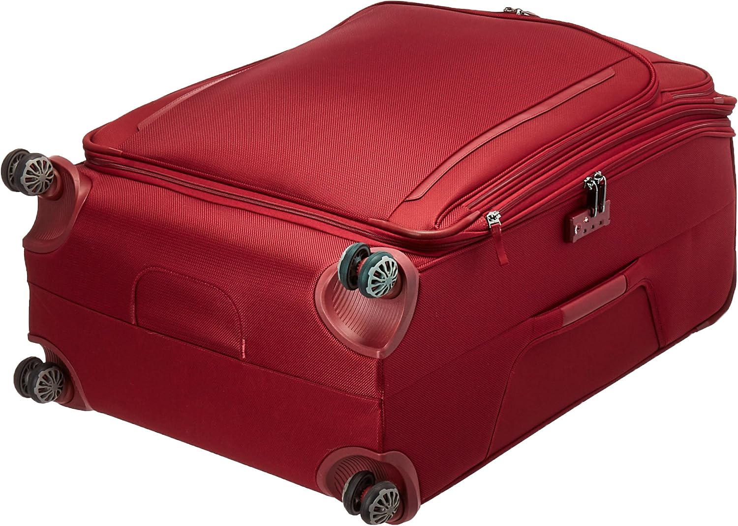 Samsonite Silhouette XV Softside Luggage with Spinner Wheels, Napa Red, Checked-Large 29-Inch