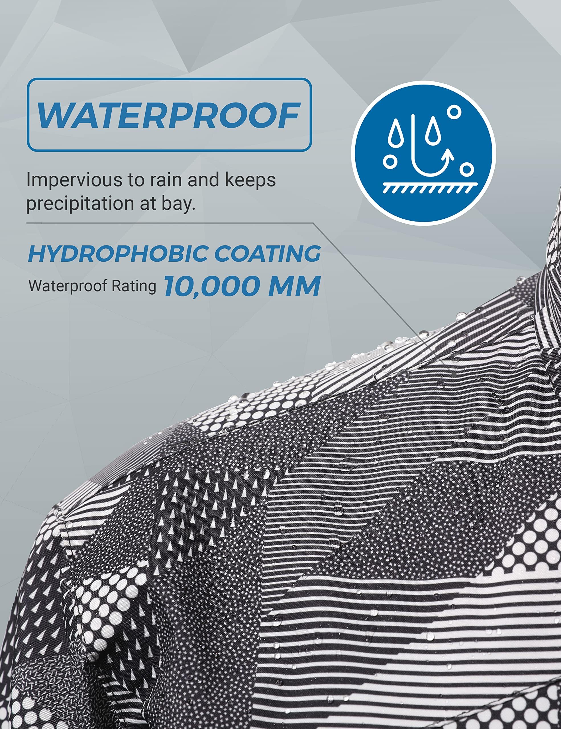 Wantdo Giacca da Sci Montagna Calda Invernale Parka da Neve Imbottita Cappotto da Snowboard in Pile Giubbotto con Cappuccio Impermeabile Uomo