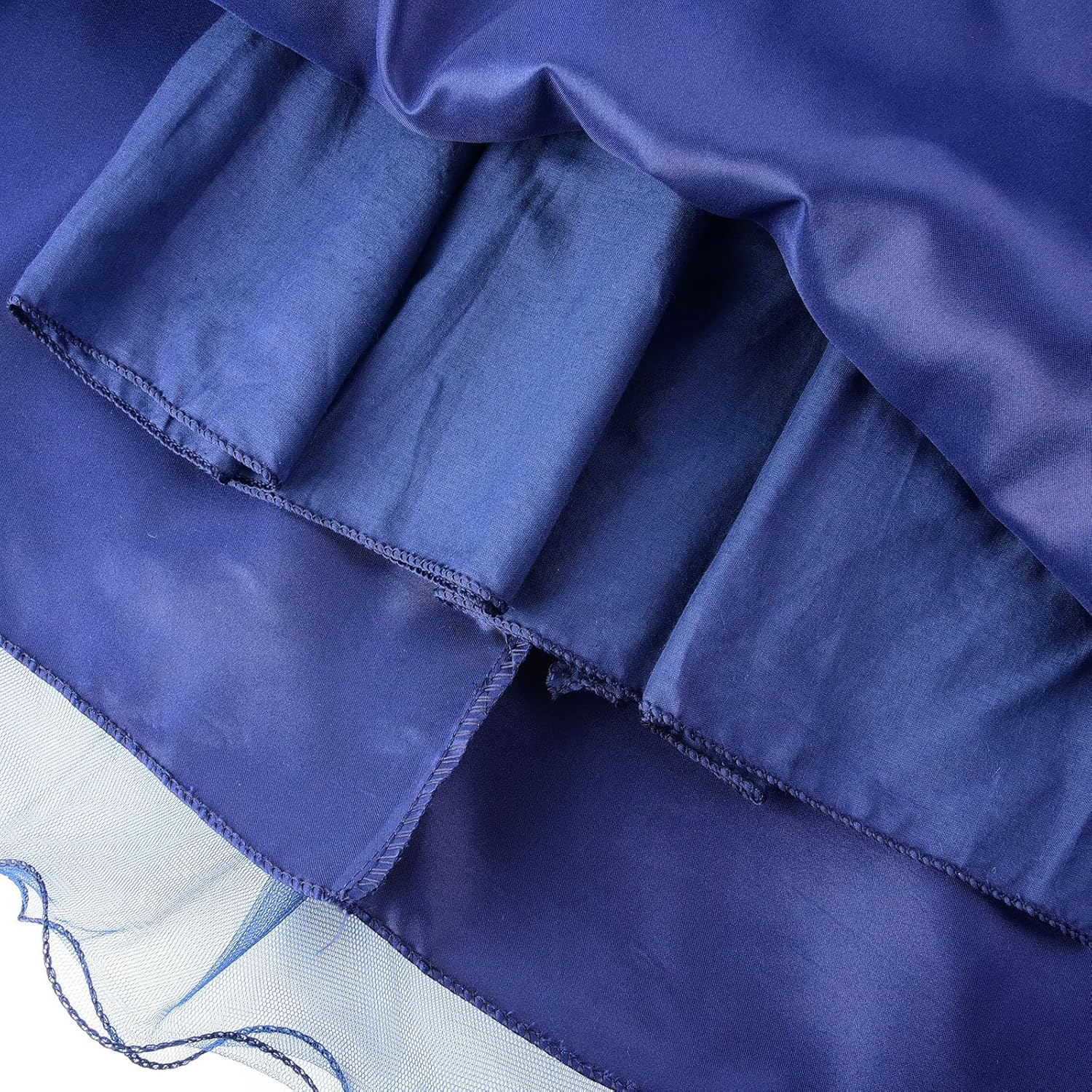 JerrisApparel Little Girls' Sequin Mesh Flower Ball Gown Party Dress Tulle Prom - Image 8