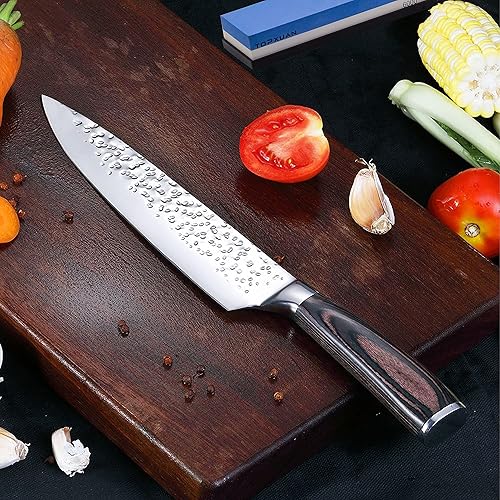 Miniatura 4 de Piedra de afilar cuchillos, piedra de afilar de 2 caras, piedra humedal profesional para afilar cuchillos de cocina con goma antideslizante