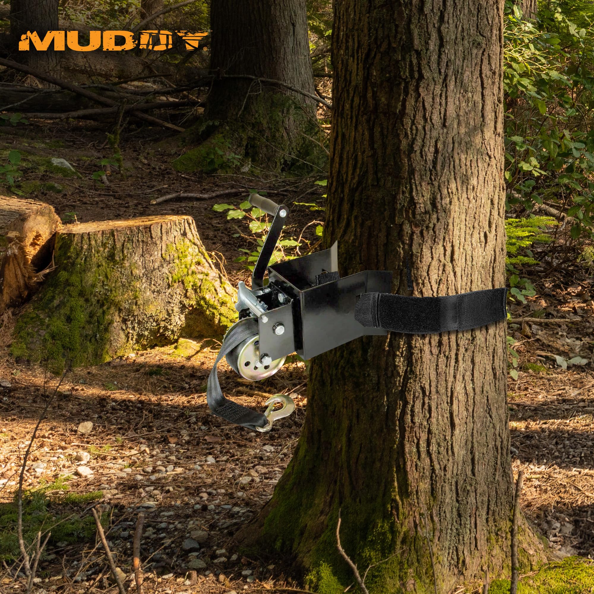 Muddy TA035 Tree-Mount Hunting Accessory - Black Universal Mount For Tree Stands & Blinds