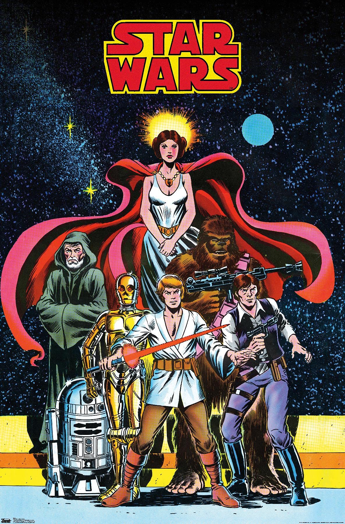 Amazon.com: Trends International 24X36 Star Wars: Saga - Comic