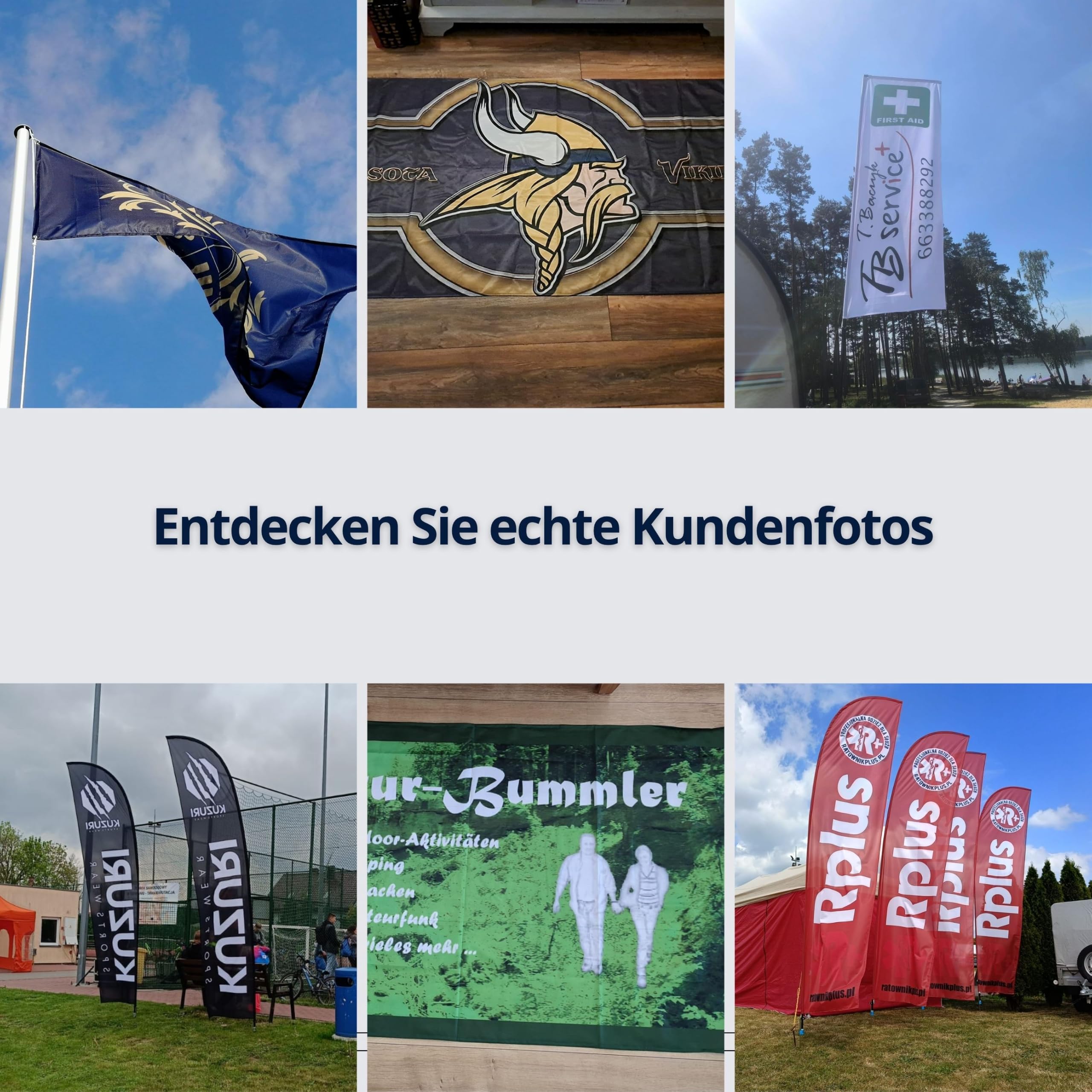 Personalisierte flagge vertical – Fahne selbst gestalten groß 100x350cm/PO | Werbeflagge personalisiert, Hochkant, Werbefahne, mit Foto, Logo, Text; Firmenflagge, Vereinsflagge, ohne Fahnenmast