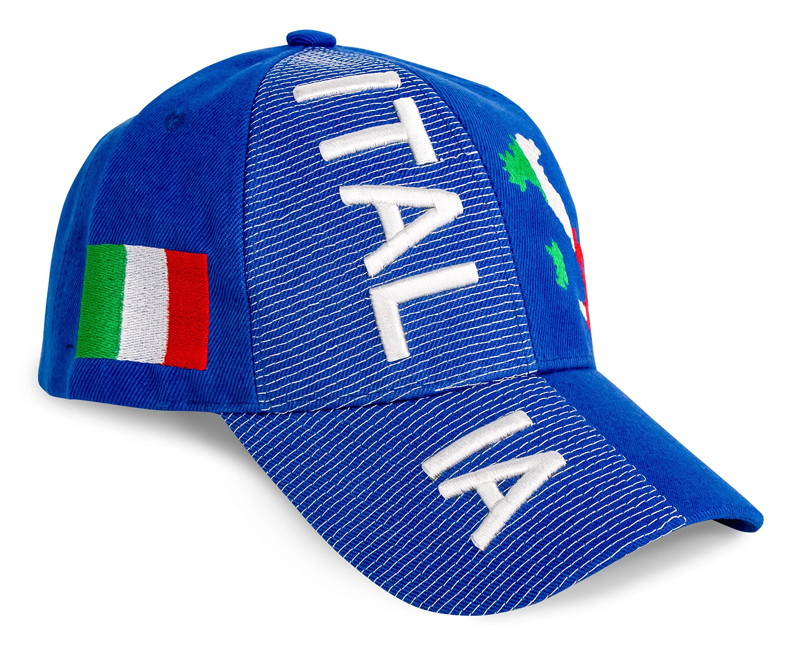 “Nations of Europe Hat Collection” 3D Embroidered Adjustable Baseball Cap