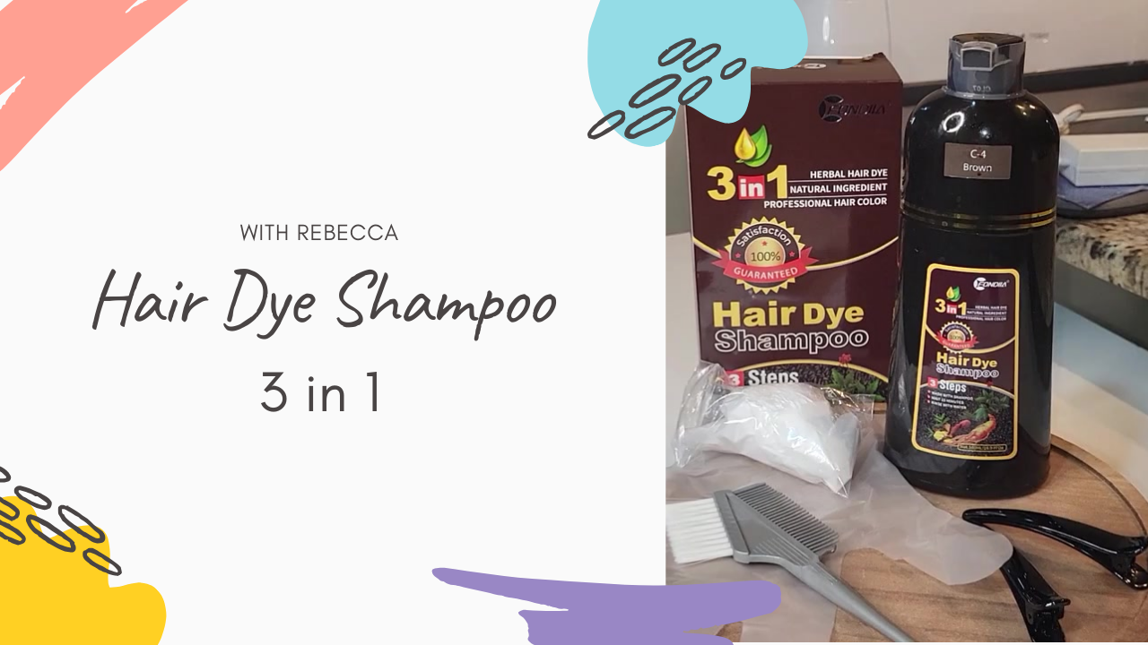 Watch 3 in 1 Hair Dye Shampoo, Easy, At home Hair Dye on Amazon Live