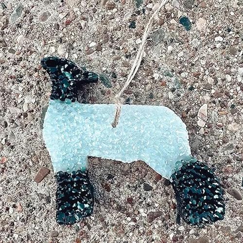 Miniatura 6 de Mostrar Molde de silicona Freshie para automóvil de cabra oveja, cordero, 4.25 x 4 x 0.8 pulgadas, agrícola FFA Farmer Farm Animal para cuentas