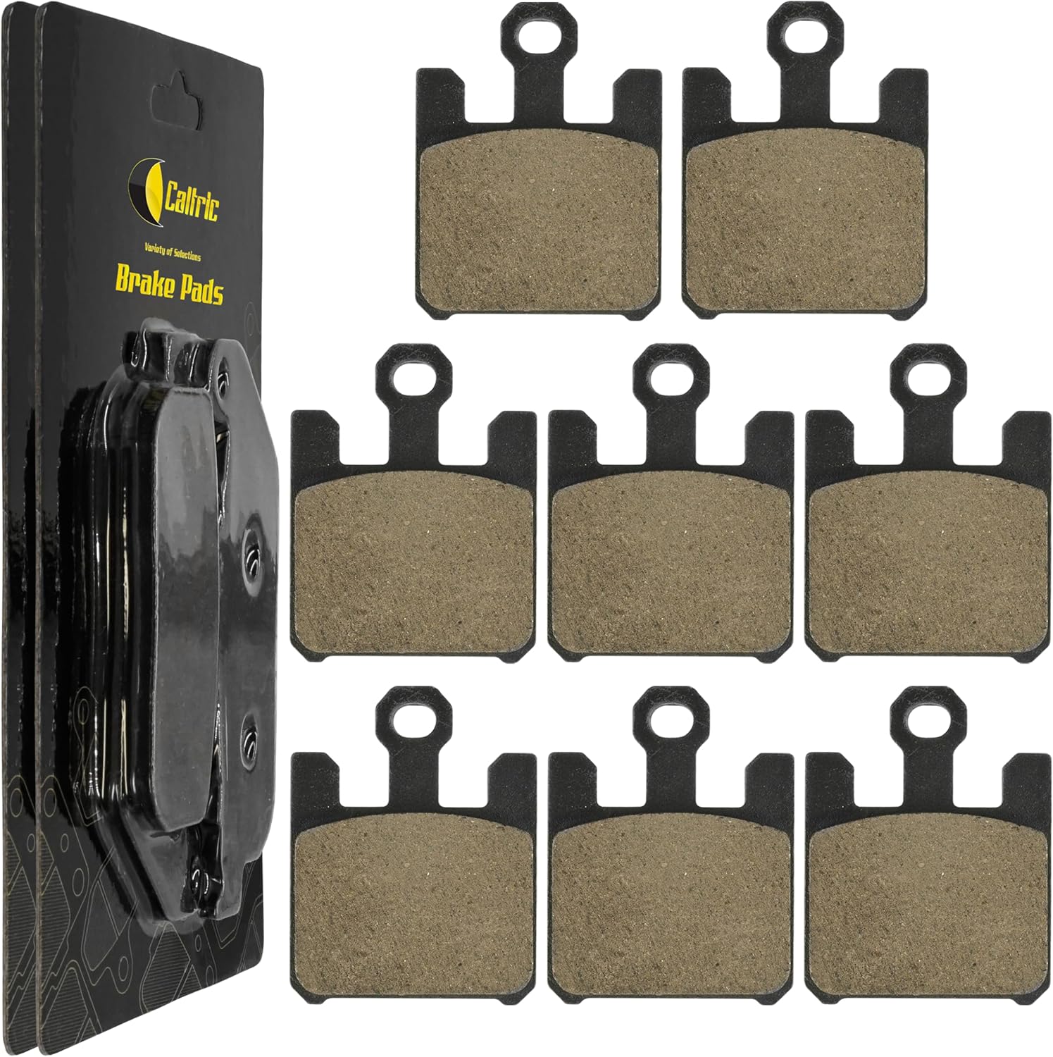 Caltric Front Brake Pads Compatible with Kawasaki Zx6R Zx-6R Ninja Zx636 Zx-636 2003-2006