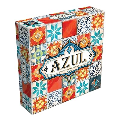 Asmodee Azul Board Game - Award-Winning Tile-Placement Strategy Game, Beautiful Mosaic Art, Family Fun for Kids & Adults, Ages 8+, 2-4 Players, 30-45 Minute Playtime