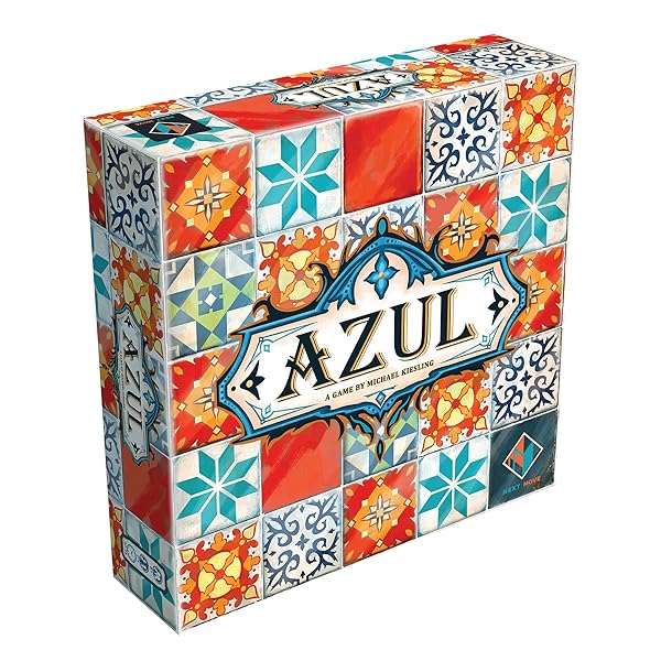 Asmodee Azul Board Game - Award-Winning Tile-Placement Strategy Game, Beautiful Mosaic Art, Family Fun for Kids & Adults, Ages 8+, 2-4 Players, 30-45 Minute Playtime
