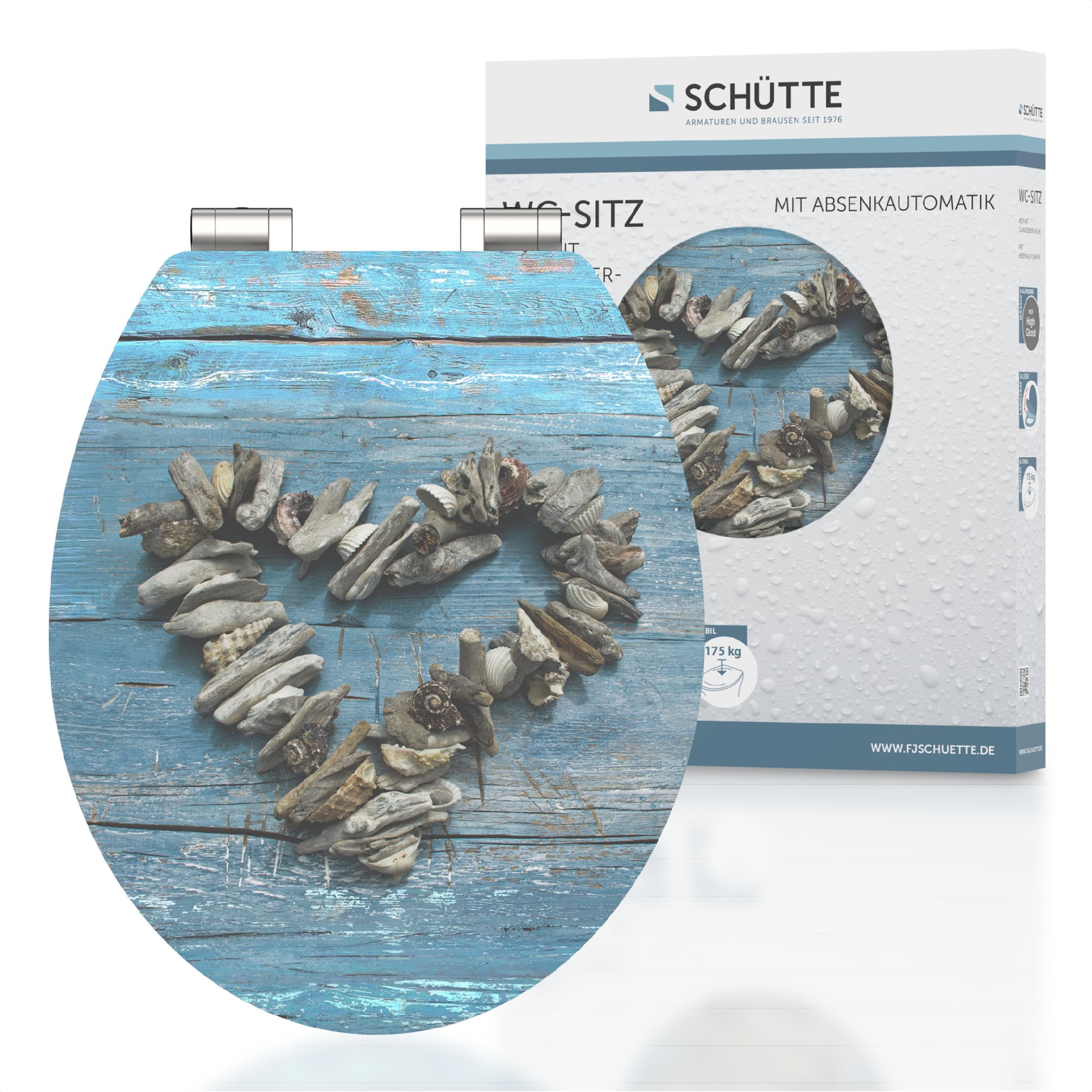 SCHÜTTE 80540 MDF HG - Sedile WC con abbassamento automatico