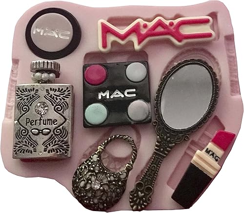 MAC SET GIRL logotipo, maquillaje, marca famosa (Medidas Segunda imagen/NO DEVOLUCIONES) Molde de silicona por Oh! Sweet Art