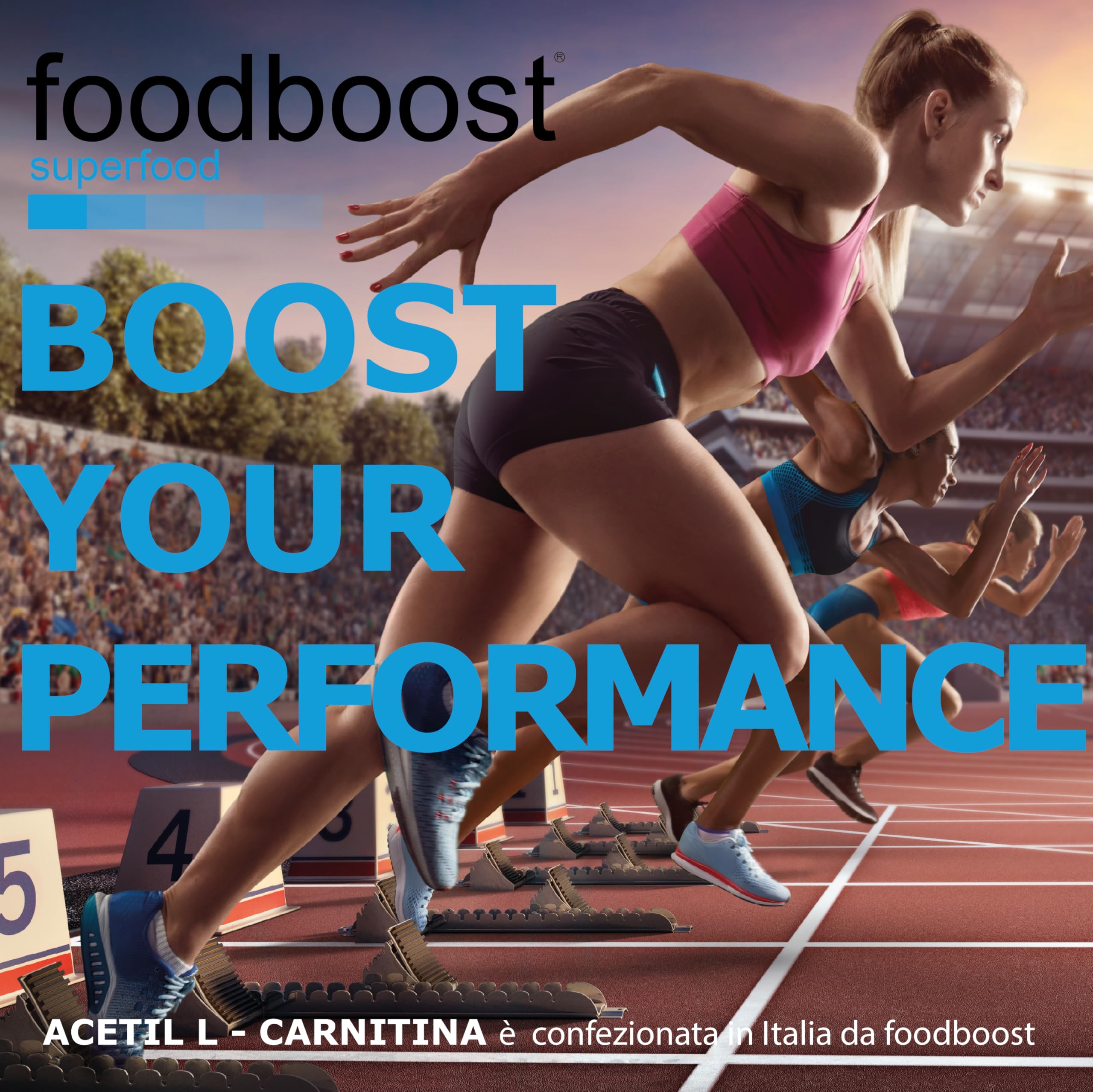 foodboost, Acetil L - Carnitina pura in polvere 200g senza additivi - con dosatore - per dimagrimento, bruciagrassi marchio di fiducia italiano, pre workout - 100 DOSI