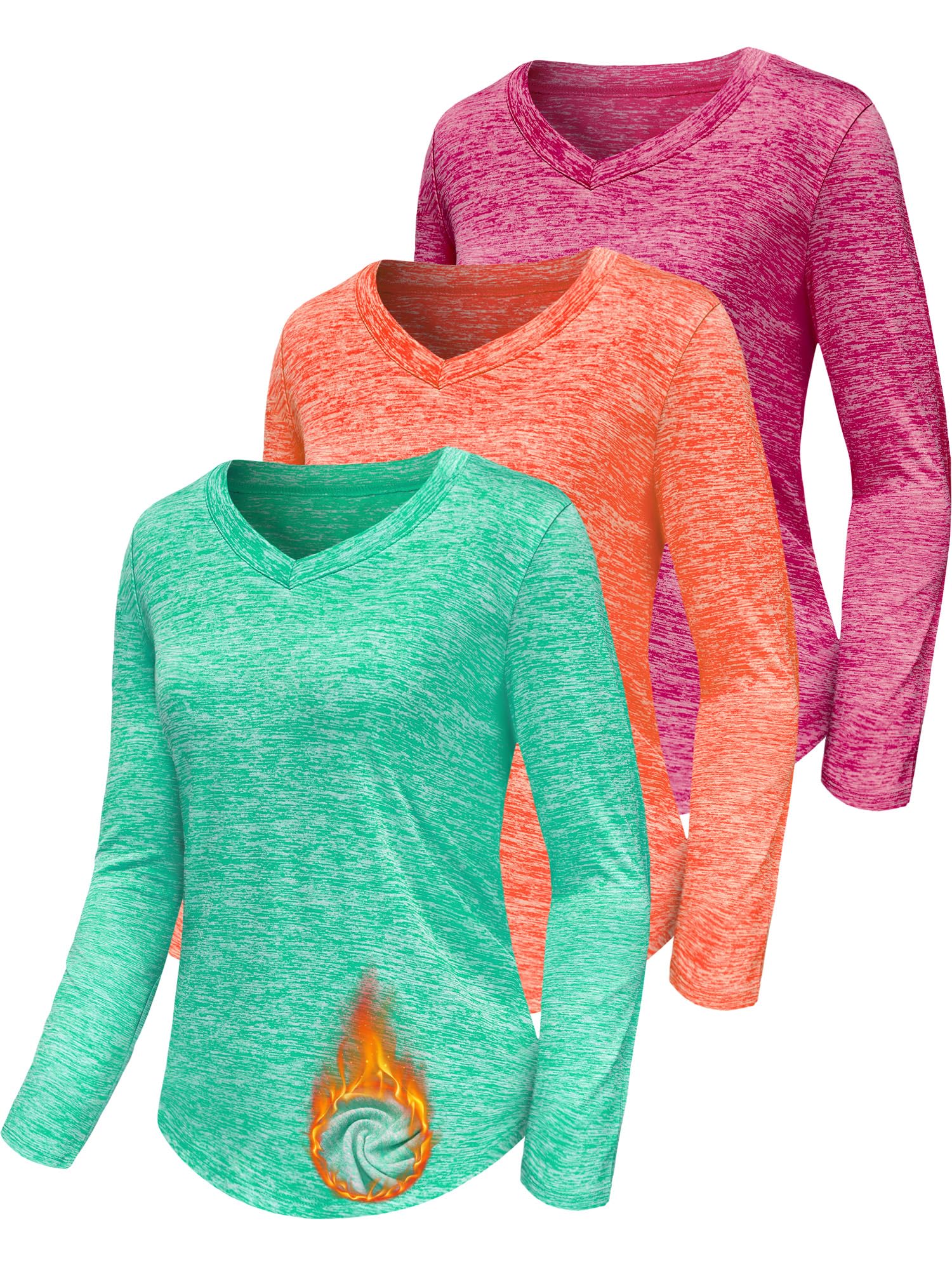 Sportshirt Damen Kurzarm V-Ausschnitt UPF 50+ Sport Fitness T-Shirts Atmungsaktiv T-Shirt Laufshirt für Funktionsshirt Workout Top Gym Yoga