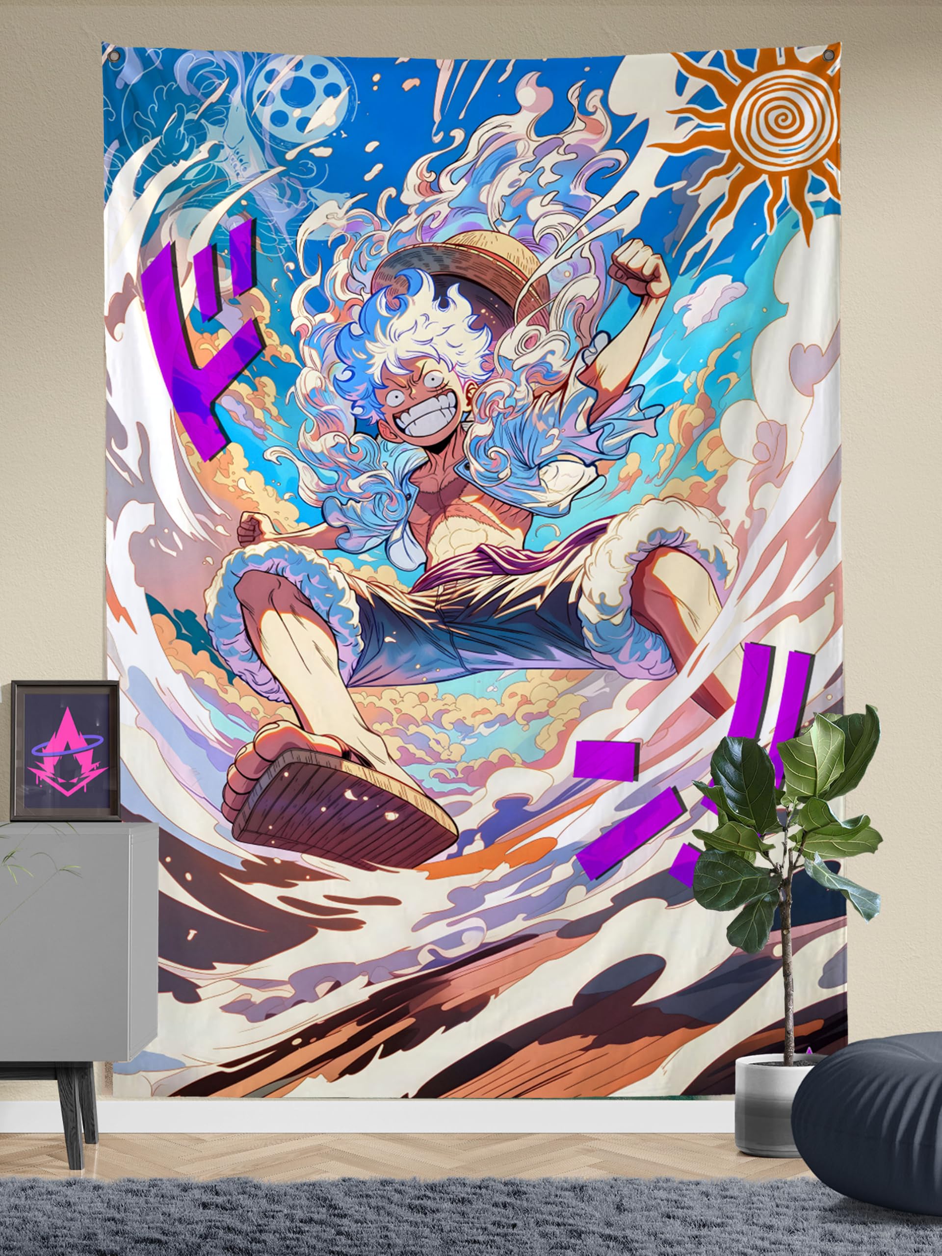 Moonbound Anime Tapestry - Wall Art for Anime Fans -8