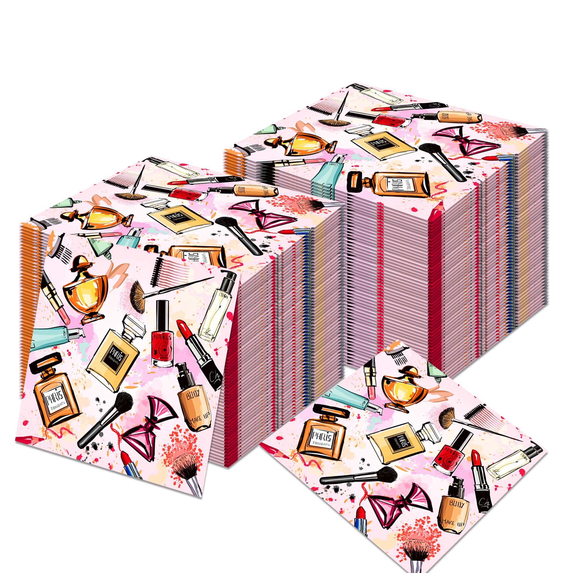 40Pcs Makeup Paper Napkins SPA Makeup Disposable Paper Napkins Spa Napkin 3-Ply Dinner Napkin for Makeups Party Decorations