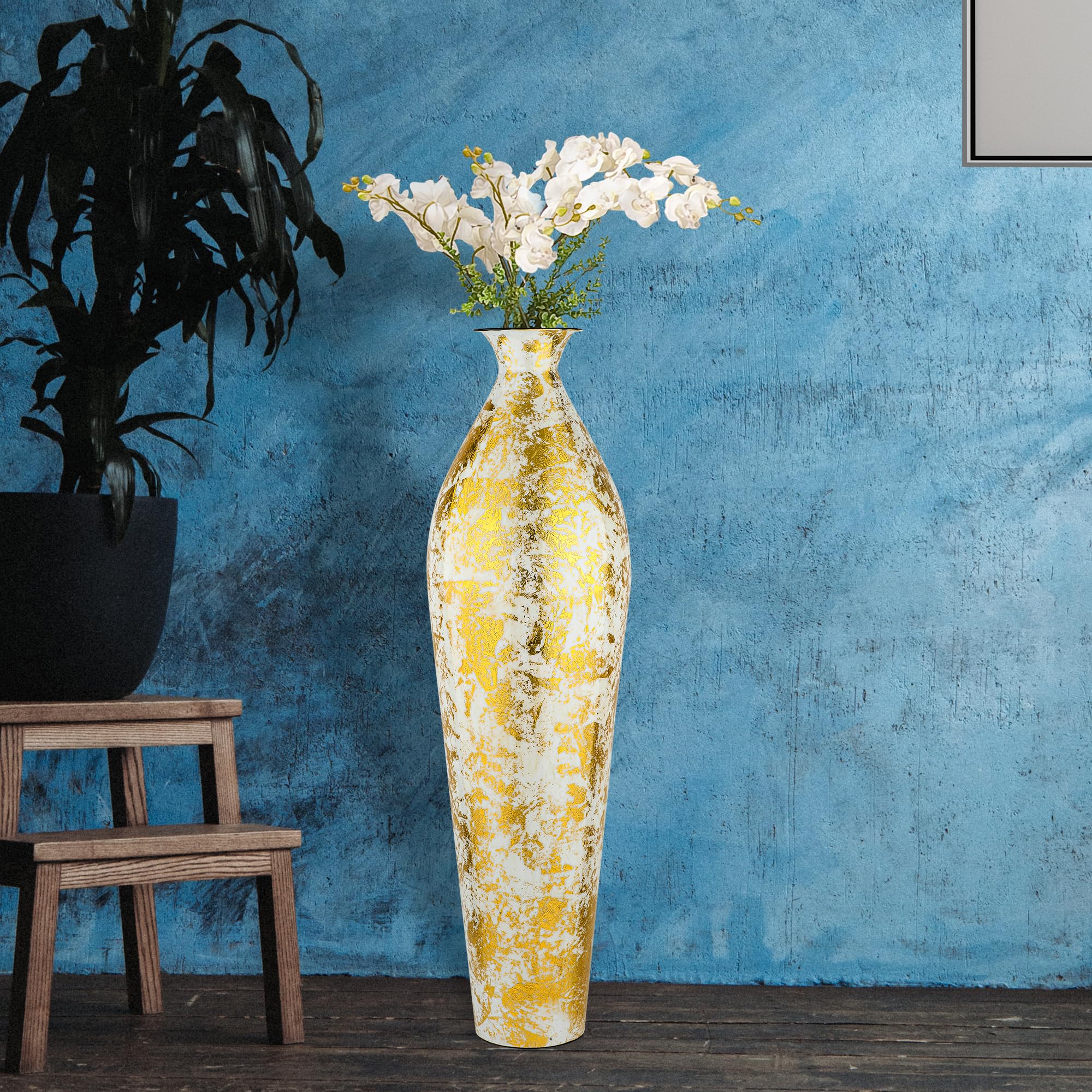 SPARKLE STORE 24 inches Metal Flower Vase for Home Decor Office Living Room Corner Decoration-image-41
