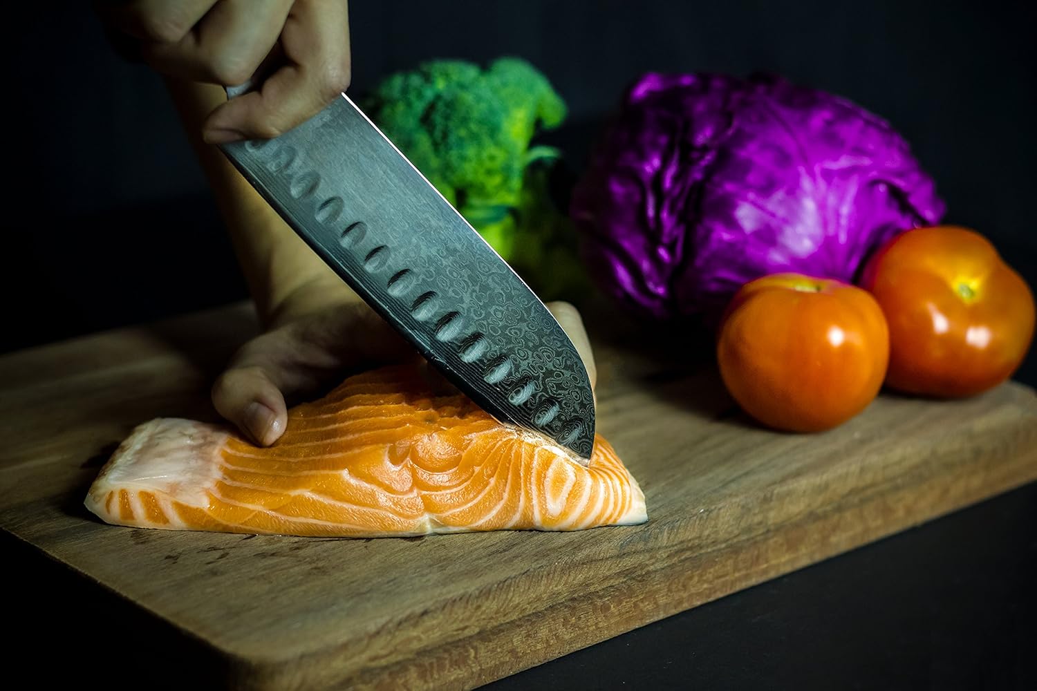 Uр Tо 50% оƒƒ Kinzoku Damascus Steel Knife Santoku Japanese Knives VG10 Sharp Knife Full Tang Knife Stainless Steel Damascus Knife Knive Knifes for Kitchen Cooking Chefs Men Women Boys, Use with Sharpening Stone