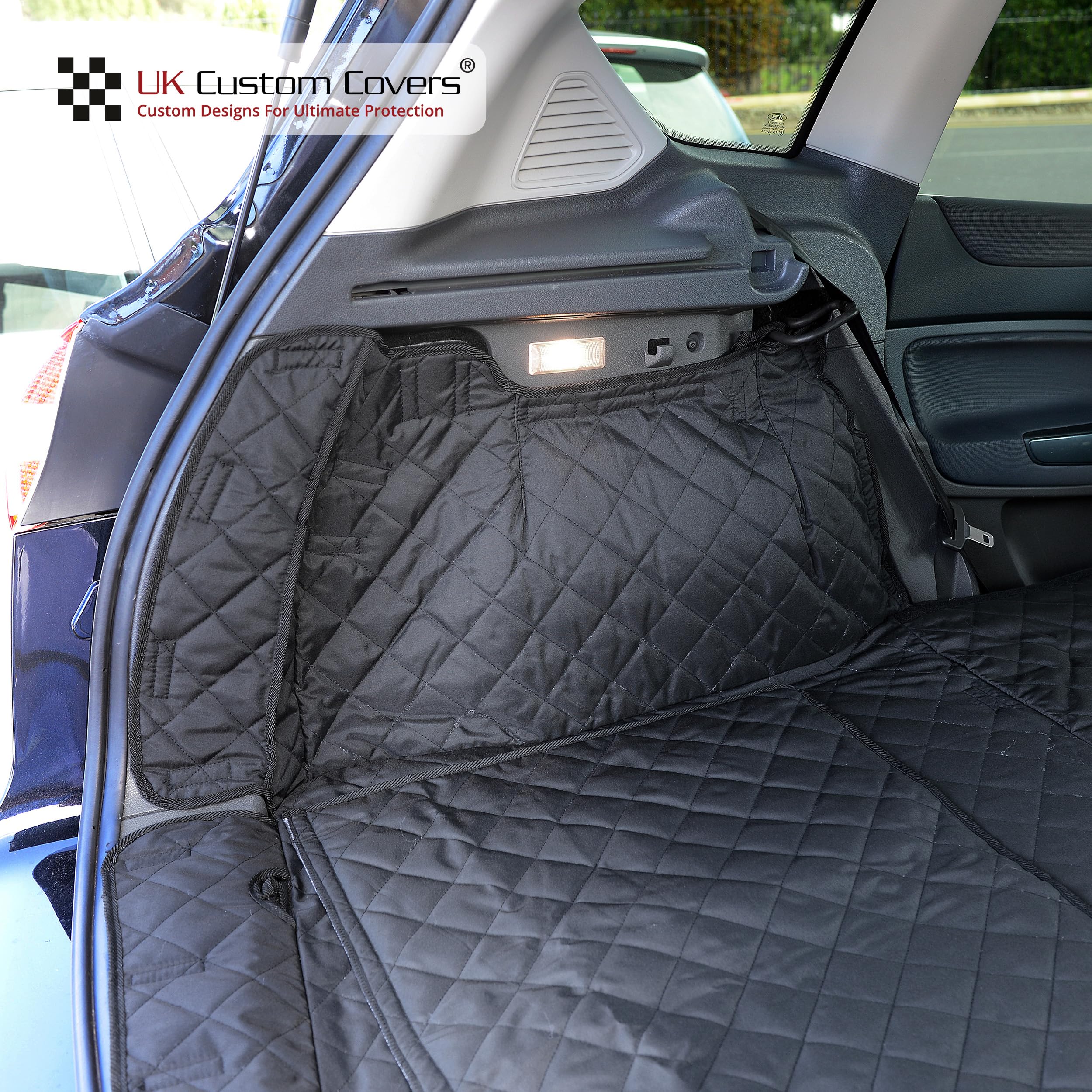 UK Custom Covers QBL224B Trapuntato Tappetino Bagagliaio Antiscivolo
