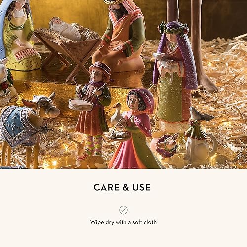 Vista 46 de MACKENZIE-CHILDS Patience Brewster - Figura de Belén de Navidad, decoración del hogar, Frank the Camel