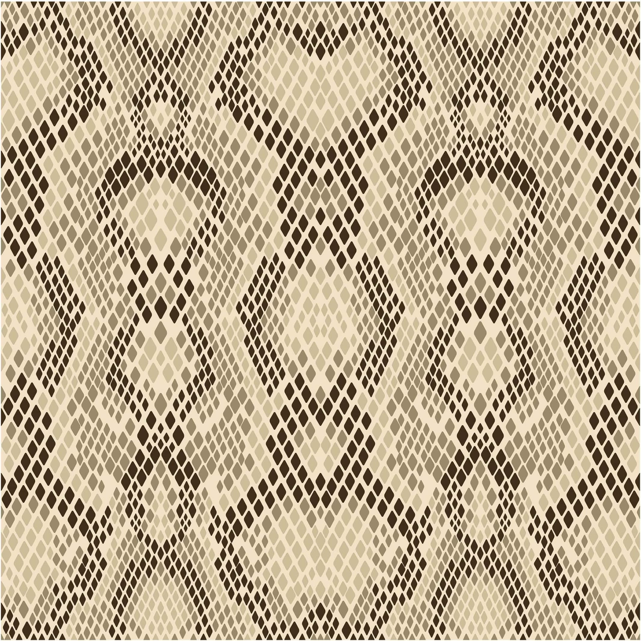 Self-Adhesive Wallpaper Photo Wall Mural - Snakeskin - Square Format 240 x 240cm