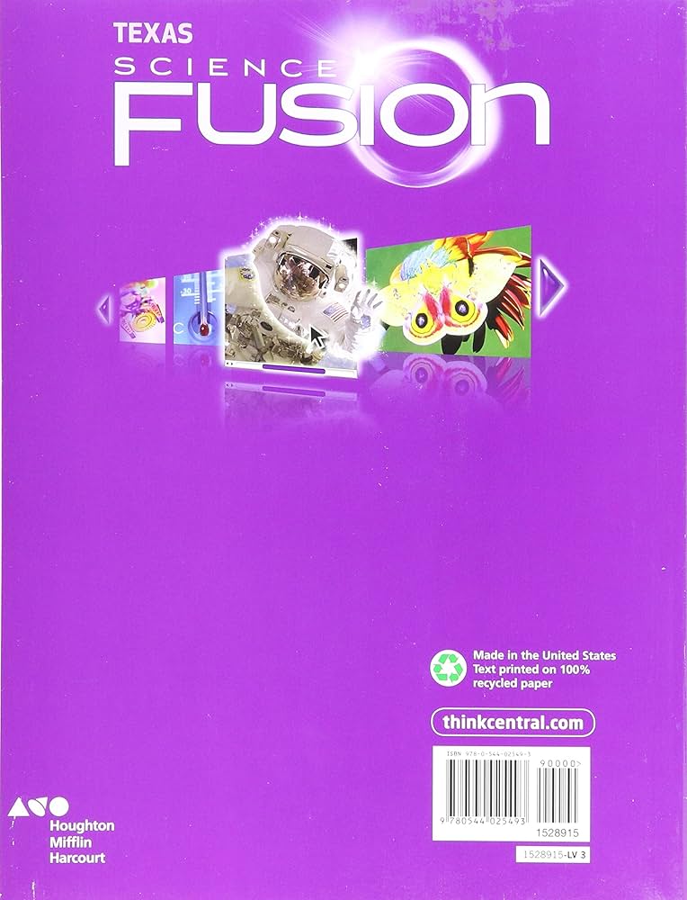 Science Fusion: Student Edition Grade 3 2015: HOUGHTON