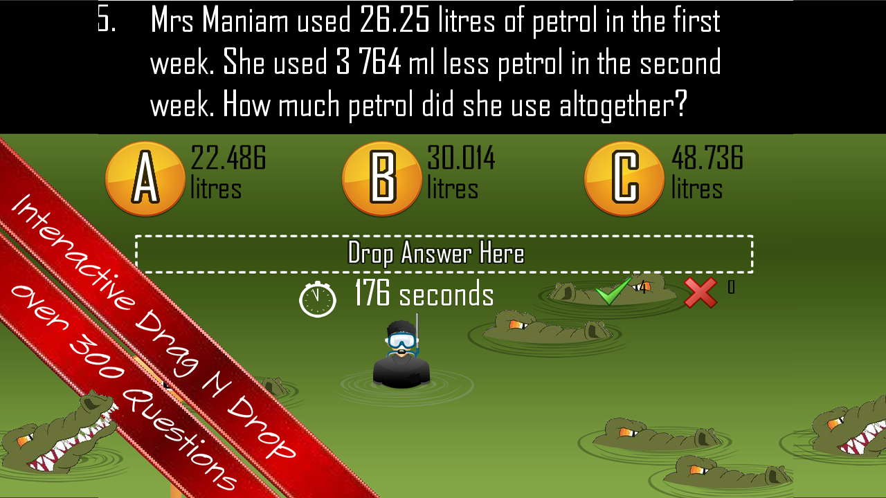 Math Quest Quiz Fifth Grade Free - App on Amazon Appstore