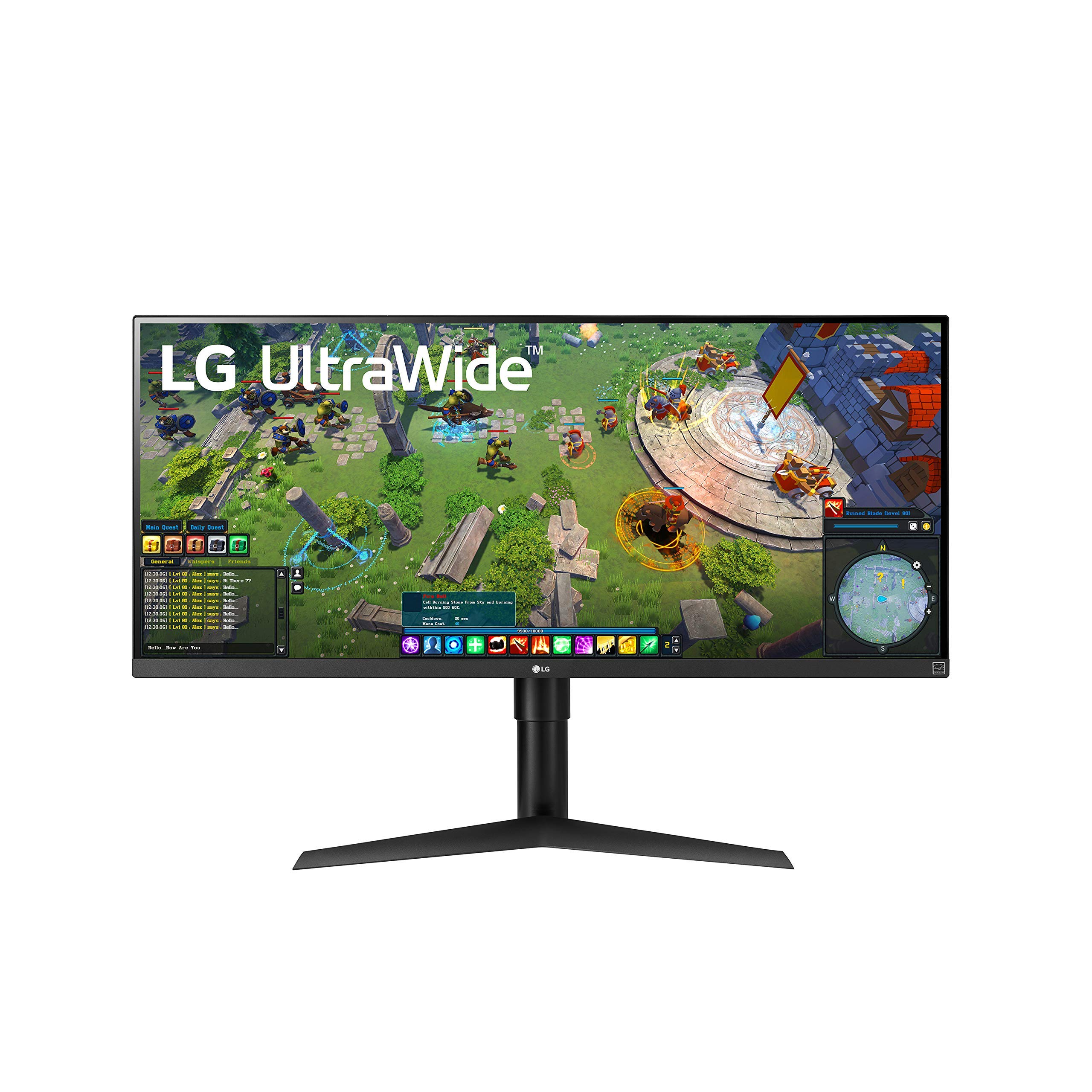 LG 34WP65G-B 34-Inch 21:9 UltraWide Full HD (2560 x 1080) IPS Display with VESA DisplayHDR 400 and A