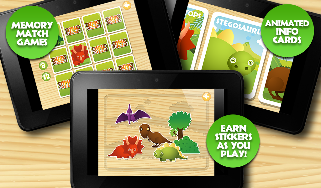 Dino Puzzle - fun dinosaur games for toddlers, preschool and kids - App ...