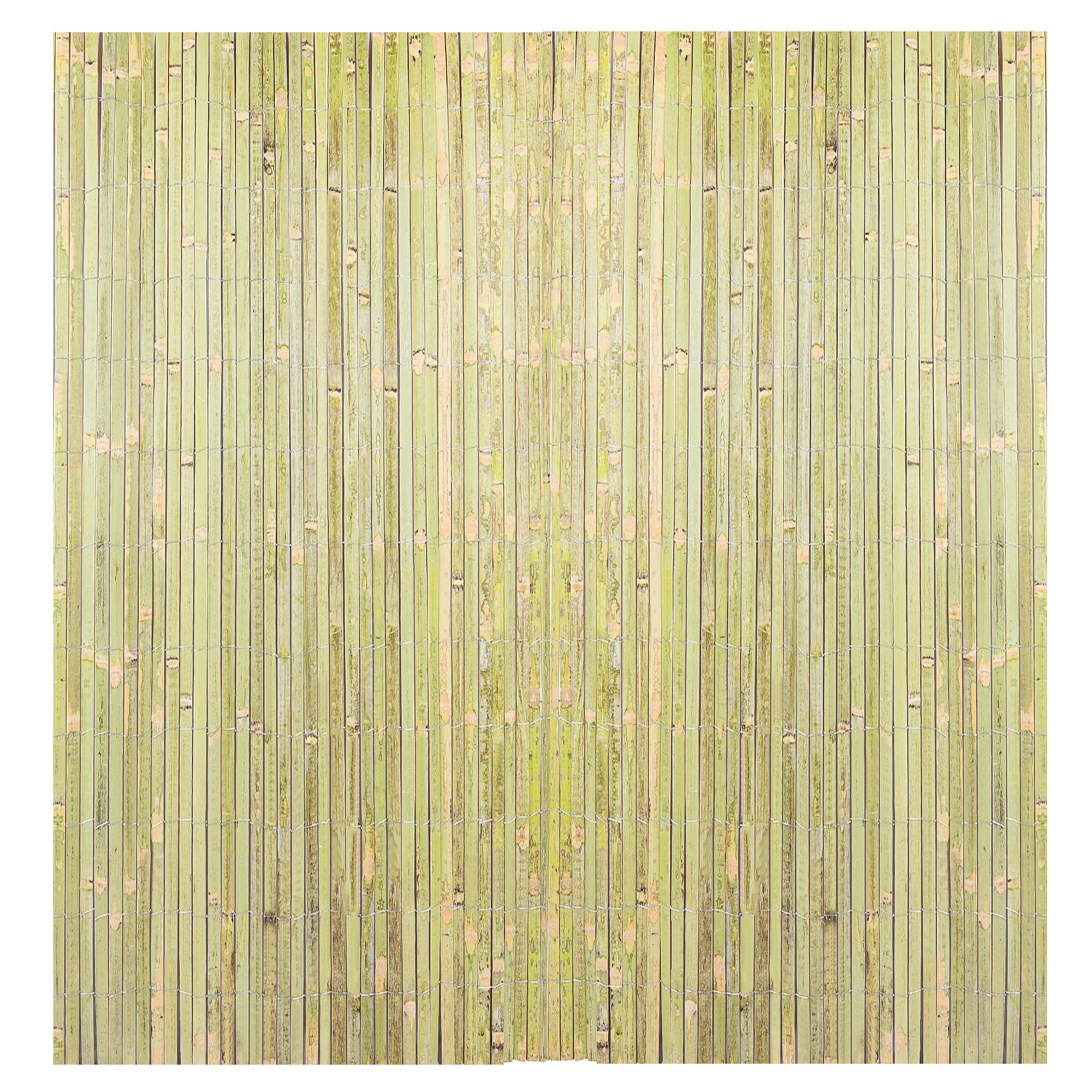 Sprigra Bamboo Slat Fence 6ft x 13ft, Natural Split Bamboo Fencing, Privacy Screen 6 Feet High Outdoor, Privacy Fence for Garden, Divider, Balcony, Pool