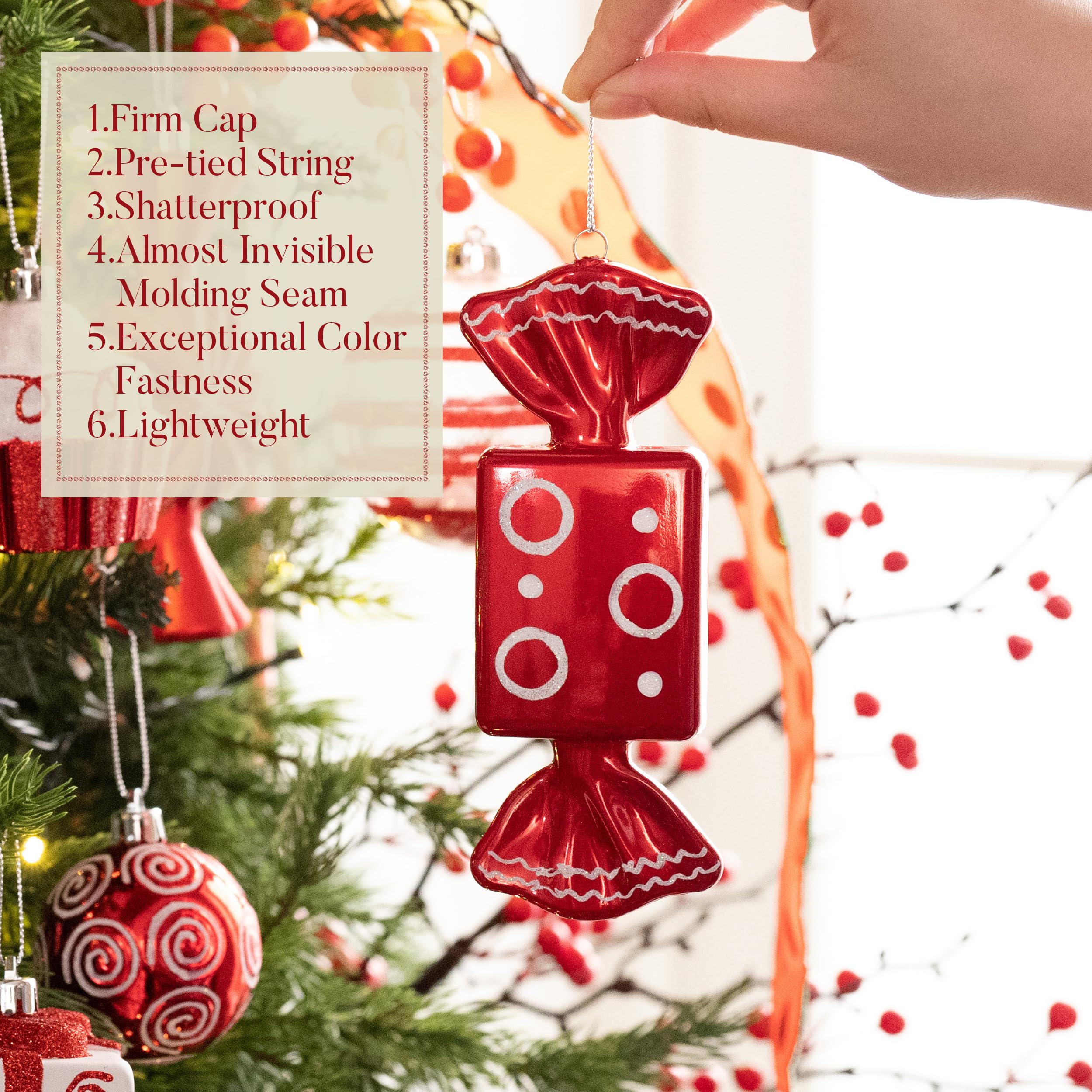 Valery Madelyn Ornements de boule de Noël EG0102-0295