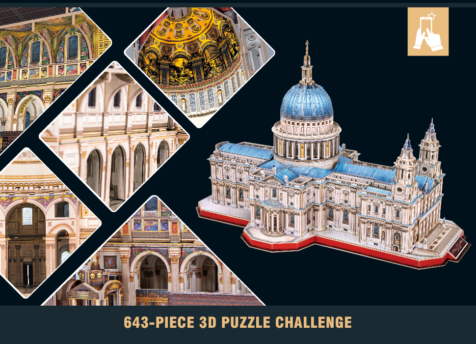 Amazon.com: CubicFun 3D Puzzle - Large Saint Paul's Cathedral 3D