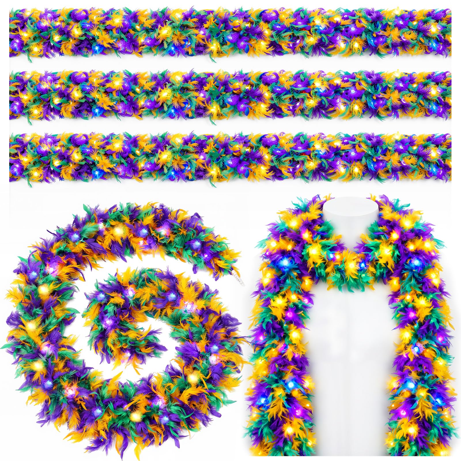Boa de pavo Ramede luminosa para solucionar decoraciones apagadas 8