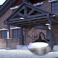 Vista 7 de 14 pulgadas. RLM Warehouse - Pantalla con brazo de cuello de cisne y bombilla Led A19 5000K de 9W