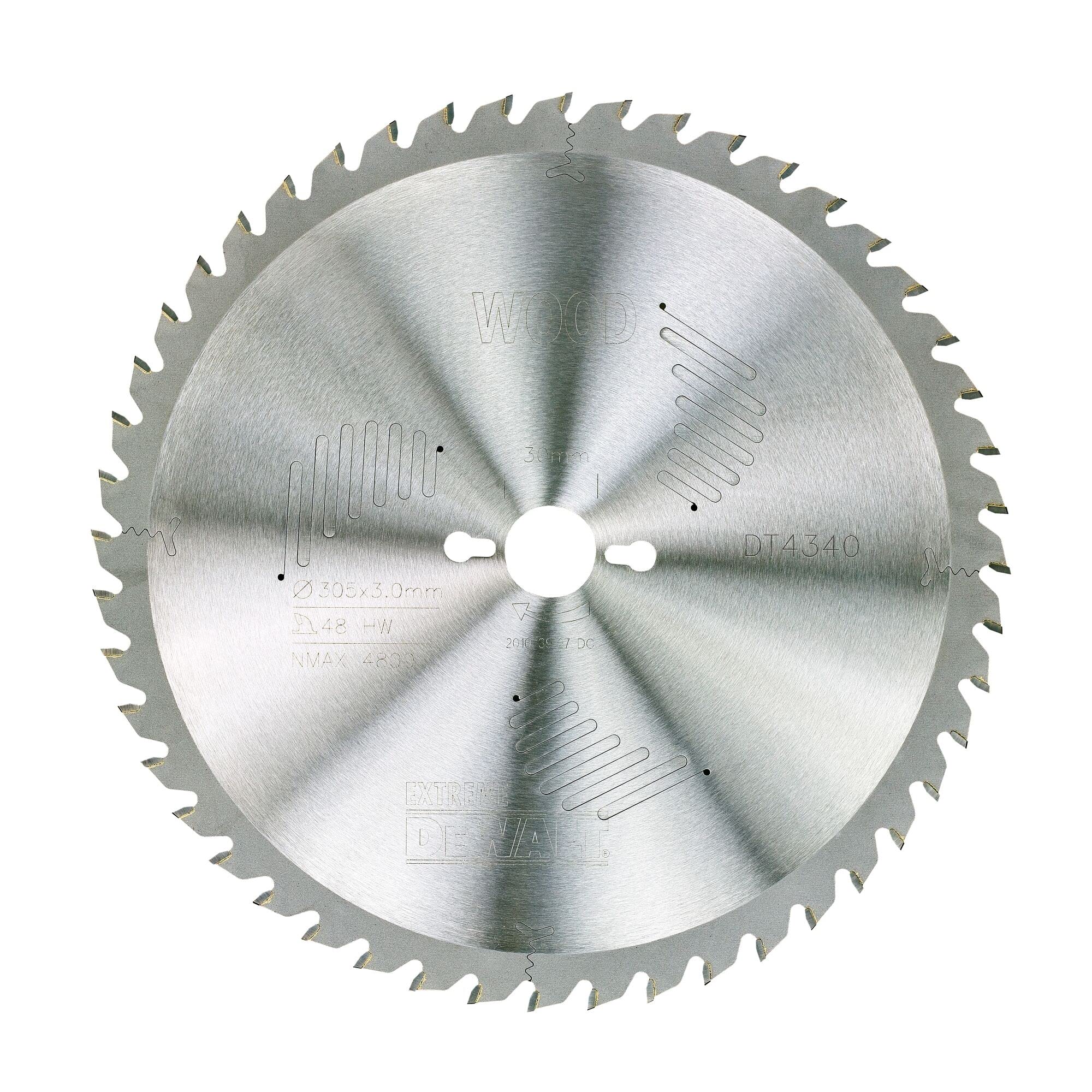 Dewalt DT4340-QZ - Hoja de sierra circular extrema 305 x 30 x 3.0 48 wz -5 grados,