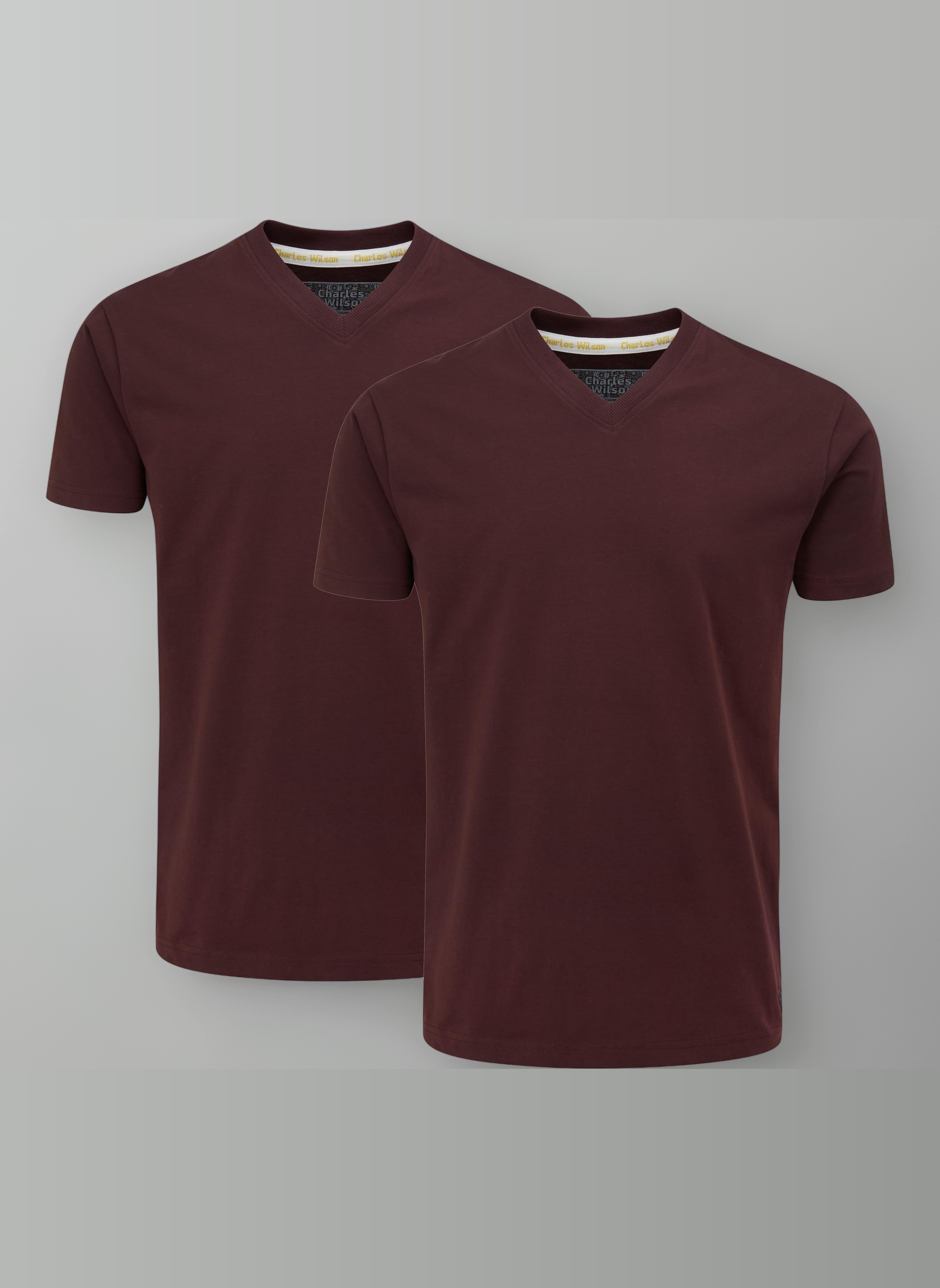Charles Wilson 2 Pack V-Neck T-Shirt