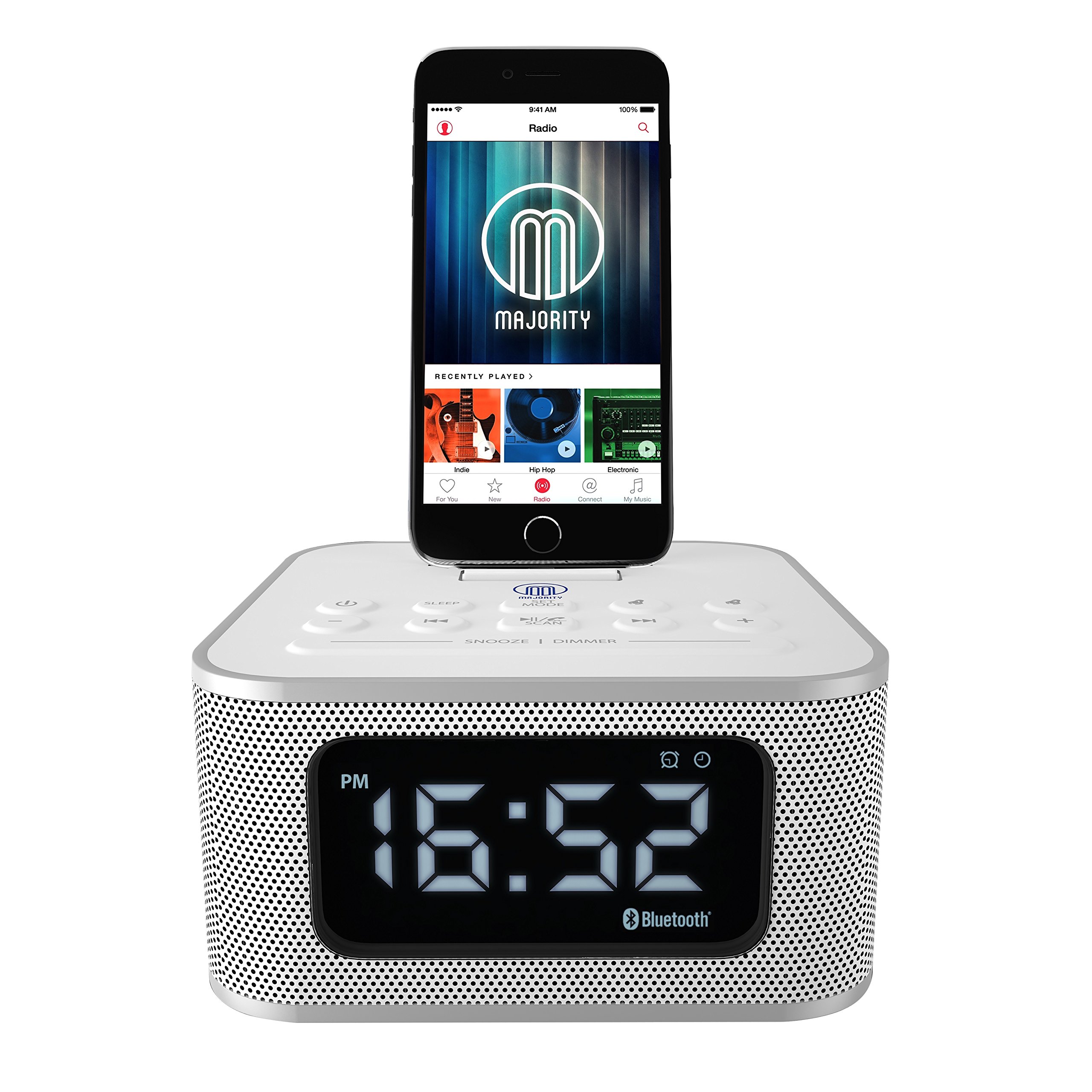 Buy MAJORITY Neptune Speaker 20W Docking Station Bluetooth Alarm Clock