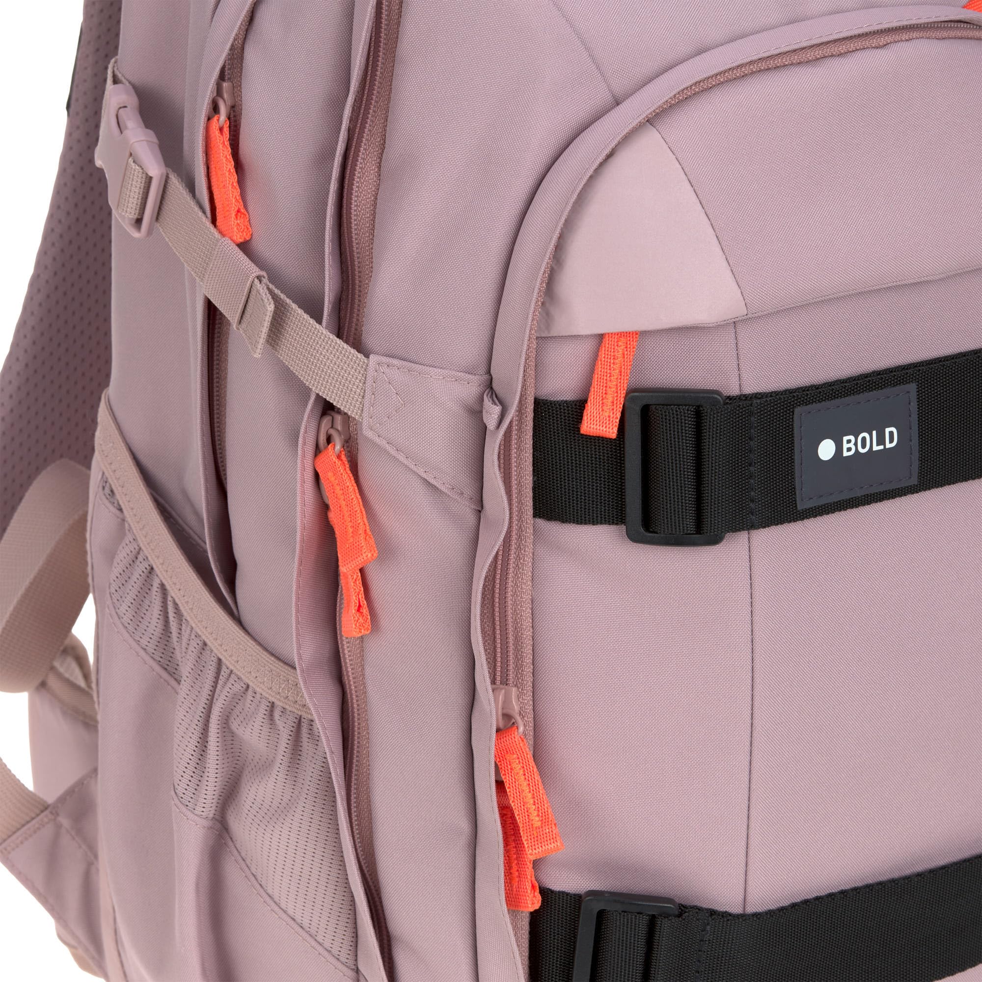 Lässig BOLD Zaino scolastico ergonomico 30 L Mauve