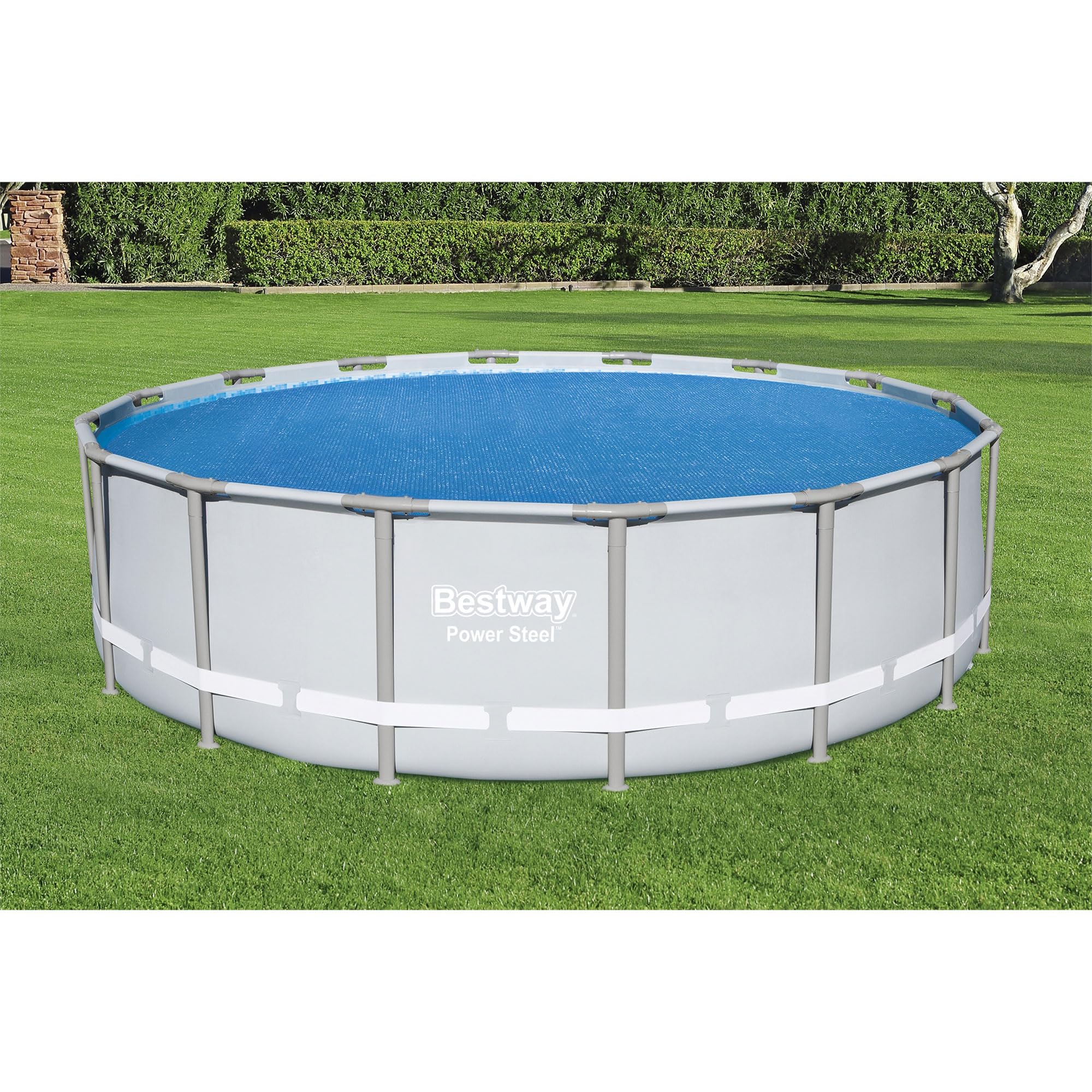 Bestway 58253 Bâche Solaire pour Piscine à Cadre Ø 488 cm