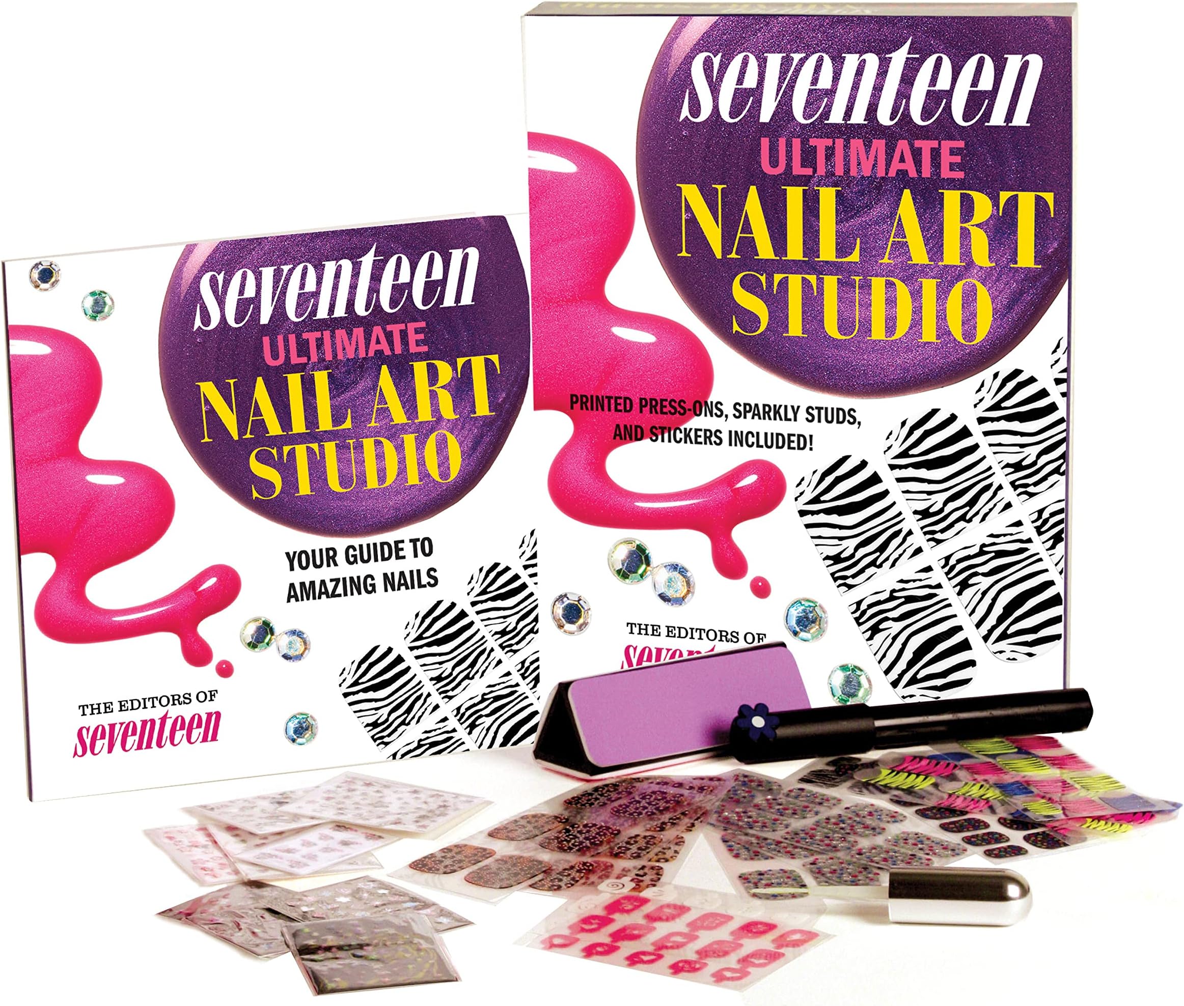 Seventeen: Ultimate Nail Art Studio: Printed Press-ons, Sparkly Studs, and Stickers Included!