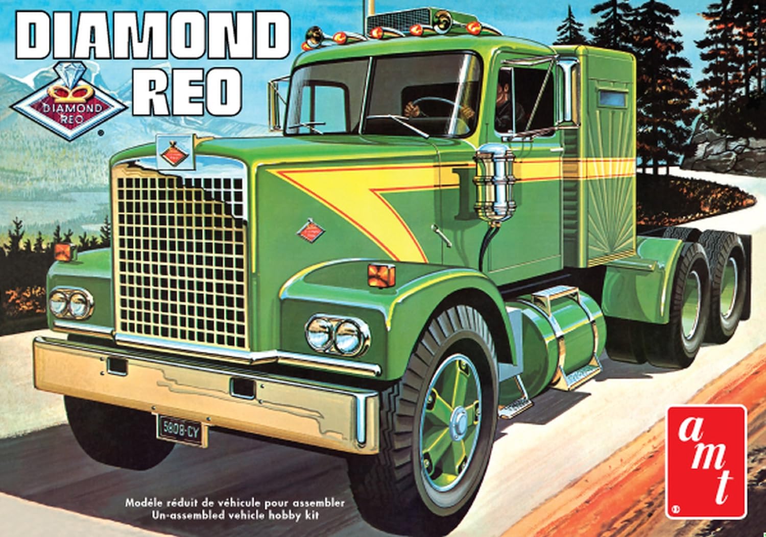 Diamond Reo Tractor 1/25 AMT
