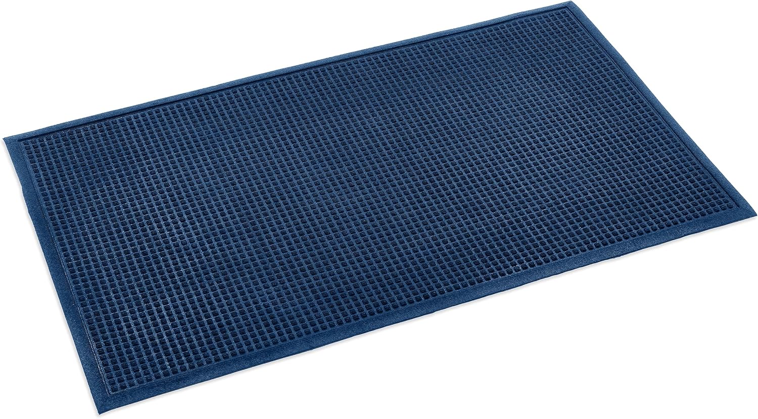 Ecomills Rubber Doormat, Extra Large, 36" x 60", Blue, XL, Absorbent Indoor Outdoor, Stain Resistant, Rubber Non Slip Backing, Heavy Duty, Durable