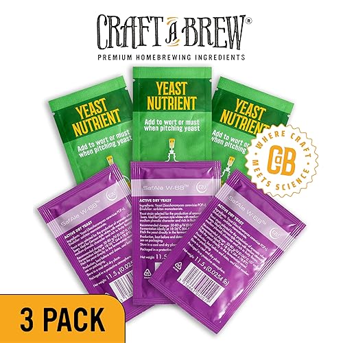 Miniatura 2 de Craft A Brew - Levadura seca Safale W-68 - Fermentis - Levadura seca de cerveza de trigo alemán - Para estilos de cerveza alemana, belga y otros