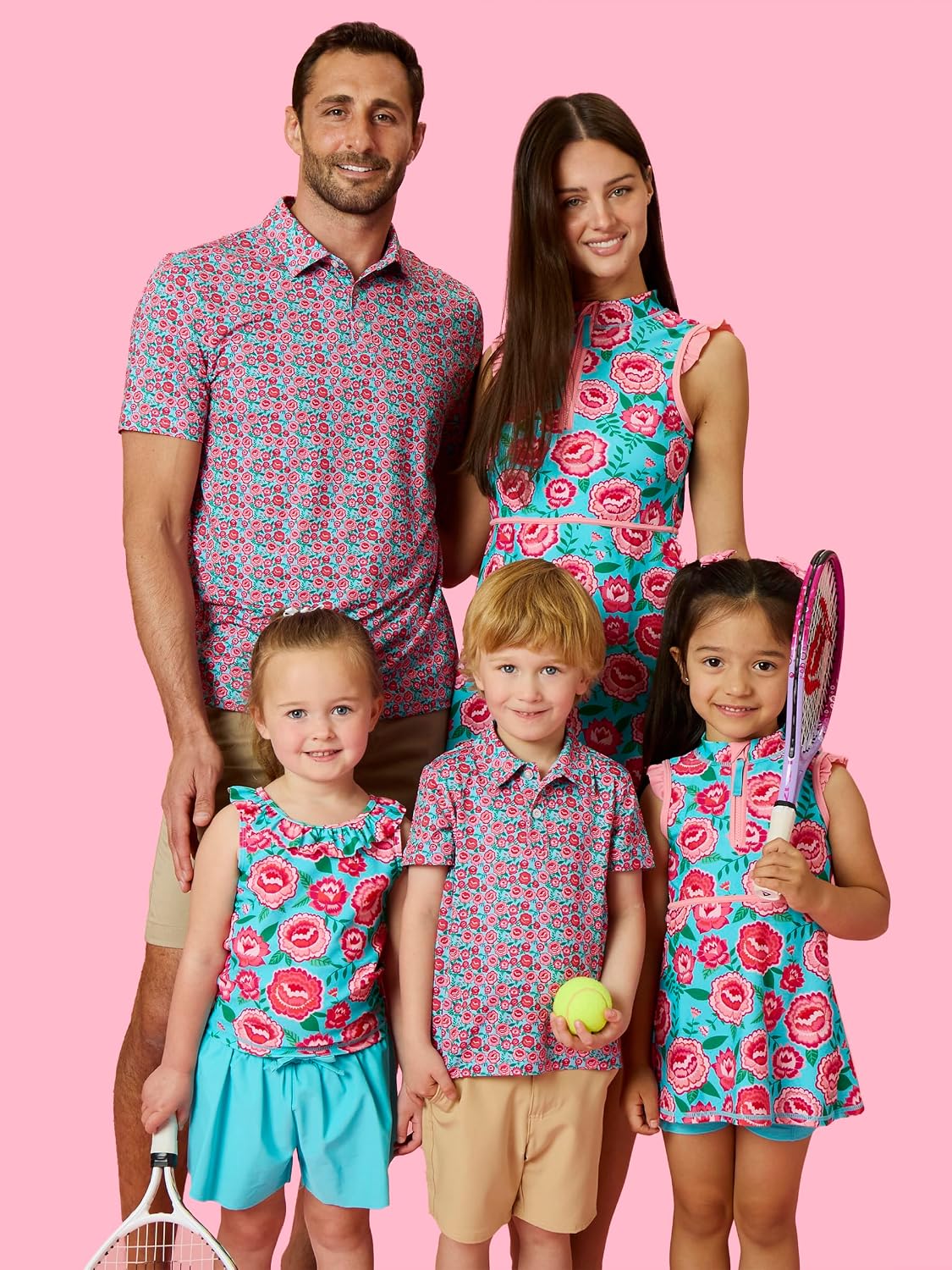 RuffleButts Girls UPF50+ Sun Protected Athletic Active Ruffle Stretch Tank Top