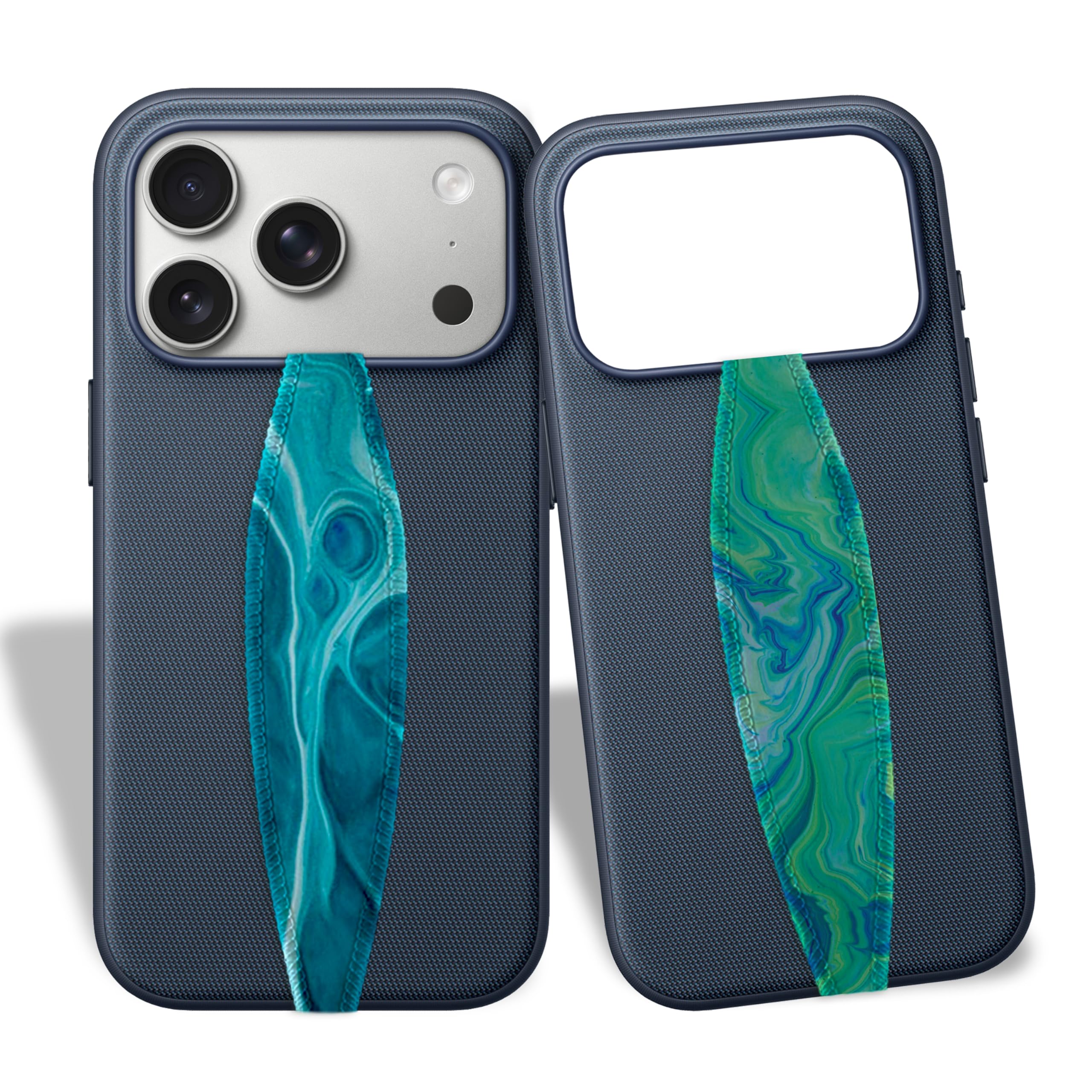 Switchbands Phone Grip Strap - Pack of 2 Reversible Finger Holder for Phone Back, Customizable Anti-Slip Design, Wireless Charging Compatible