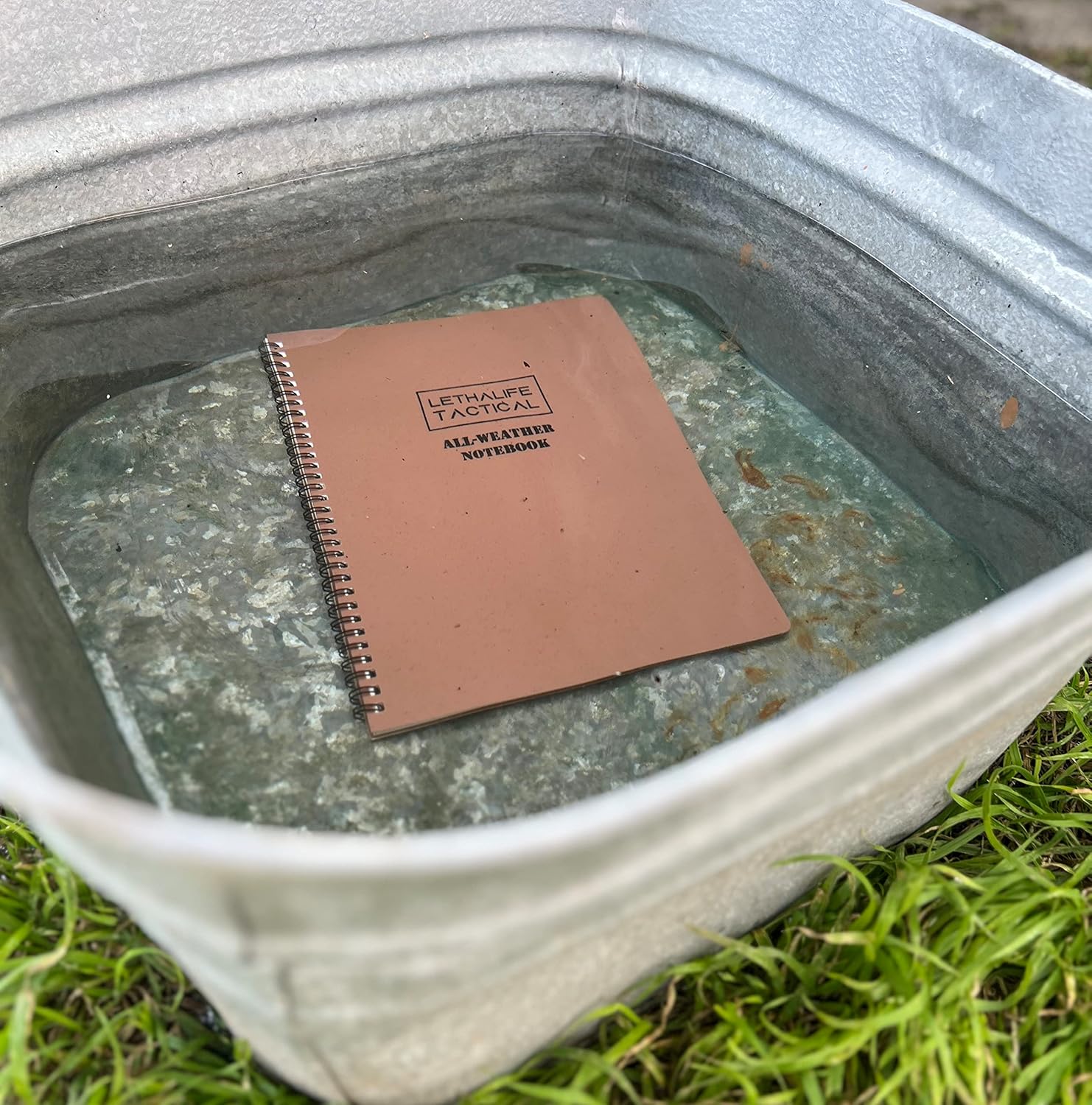 8.5x11 inch All Weather Notepad Writing Pad (Coyote Brown)