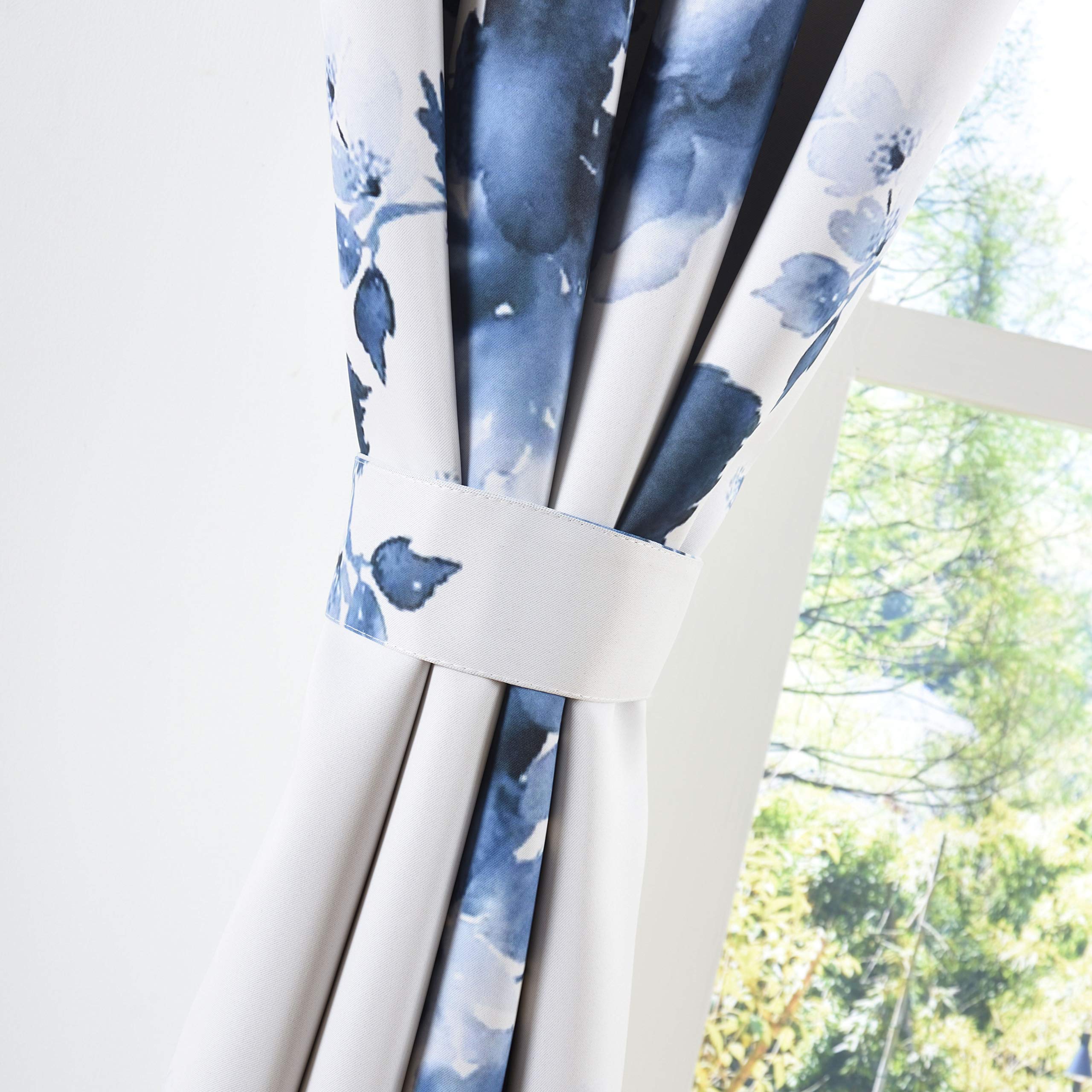 Taisier Home 72 Inch Grommet Room Darkening Window Curtain Drapes - Image 3