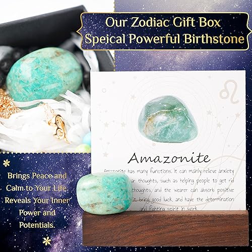 Miniatura 5 de Hihealer Regalos del zodiaco para mujeres, regalos espirituales, regalos del zodiaco, regalos de astrología para mujeres, regalos de horóscopo con