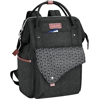 KROSER Laptop Backpack 15.6 Inch 39.6 cm School Backpack Daypack Waterproof Nylon Laptop Luggage Tablet for College / Travel / Women / Men Multi-Purpose.