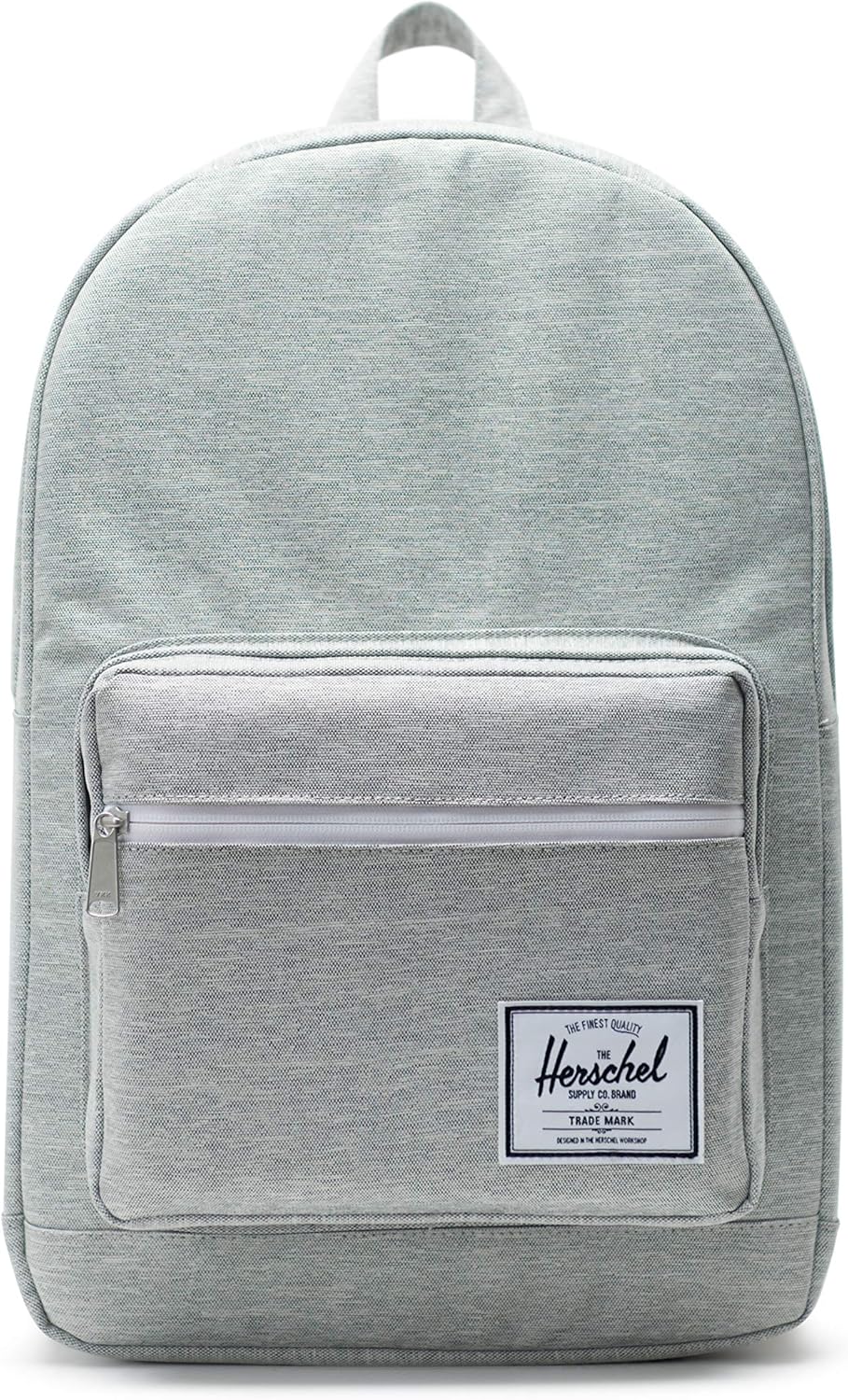  | Herschel Pop Quiz Backpack, Light Grey Crosshatch, Classic 22L | Casual Daypacks